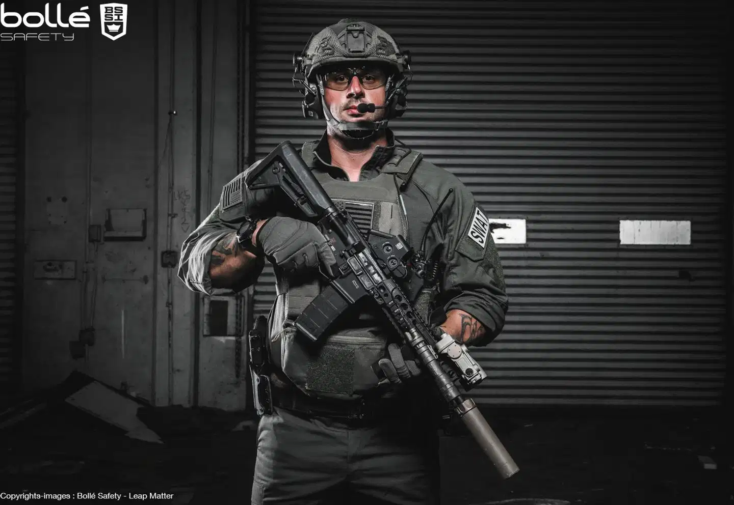 Bolle Safety suojalasipakkaus Combat Kit, musta COMBKITN - 11