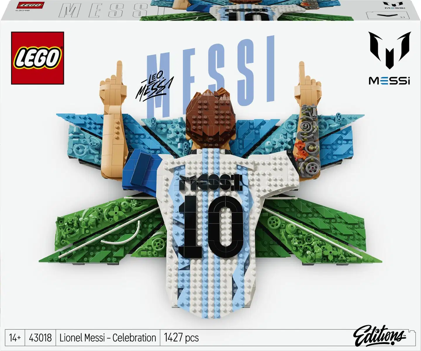 LEGO® Editions Football 43018 Lionel Messi – tuuletus - 3
