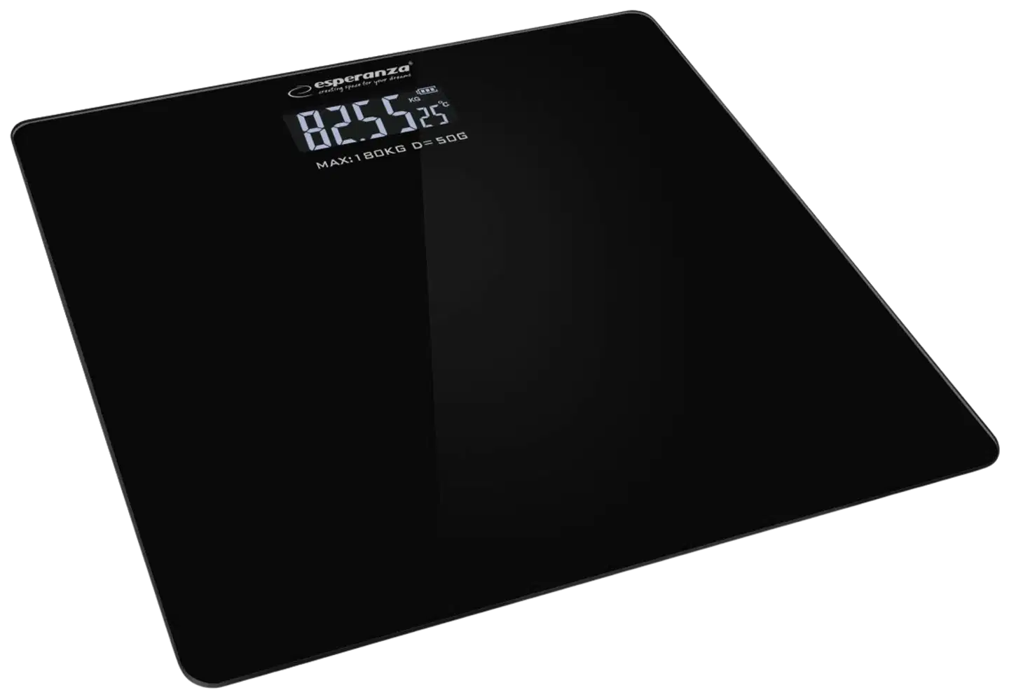 Esperanza Henkilövaaka elektroninen musta EBS002K - 1