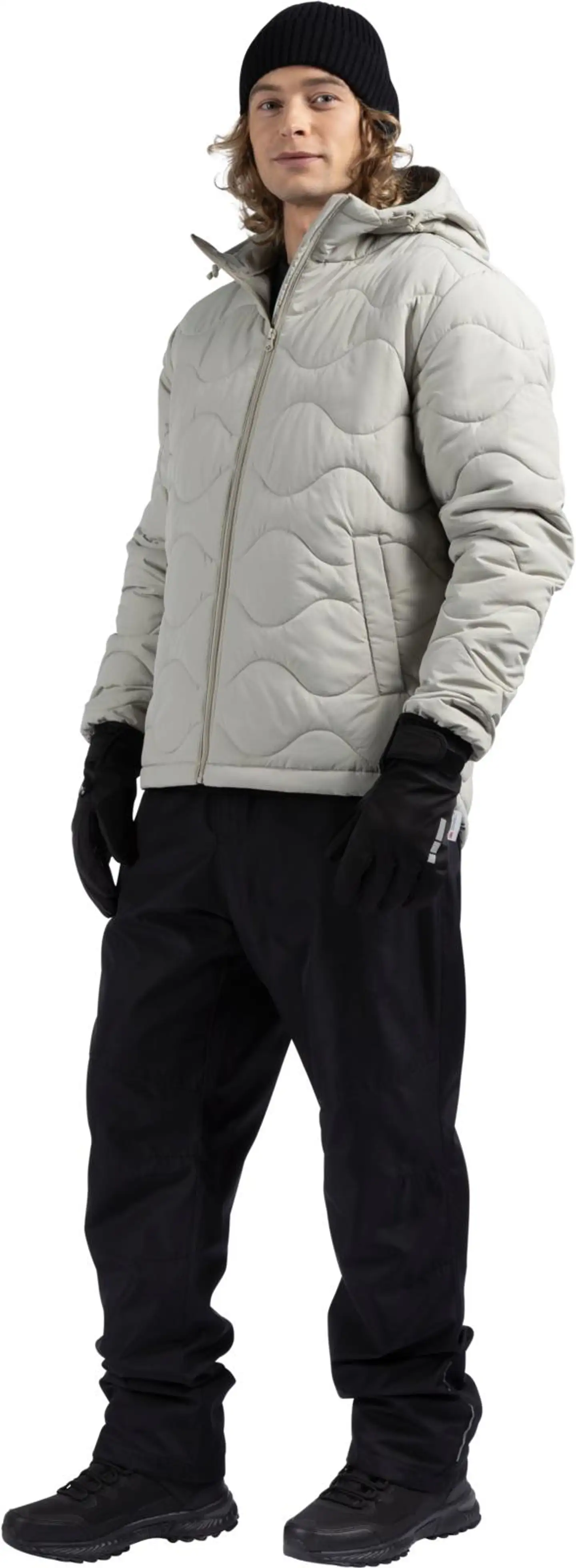 House miesten kevytvanutakki 204H012601 - Abbey Stone - 3