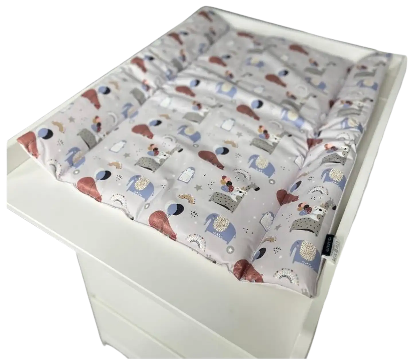 Emma hoitoalusta norsut 70x53 cm beige - 2