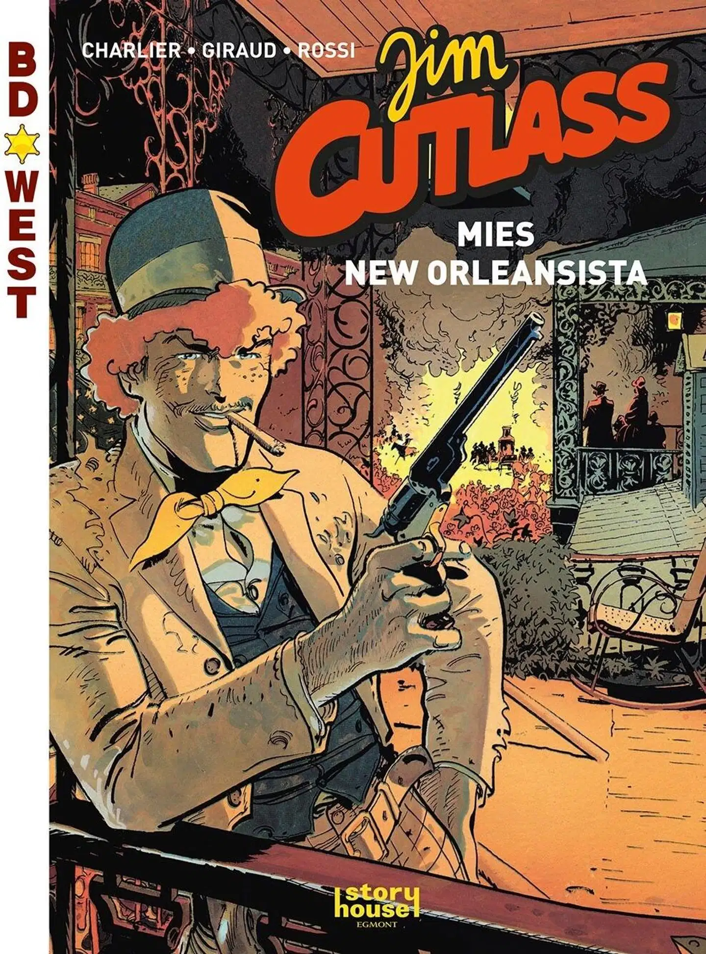Charlier, Jim Cutlass: Mies New Orleansista - BD West 6