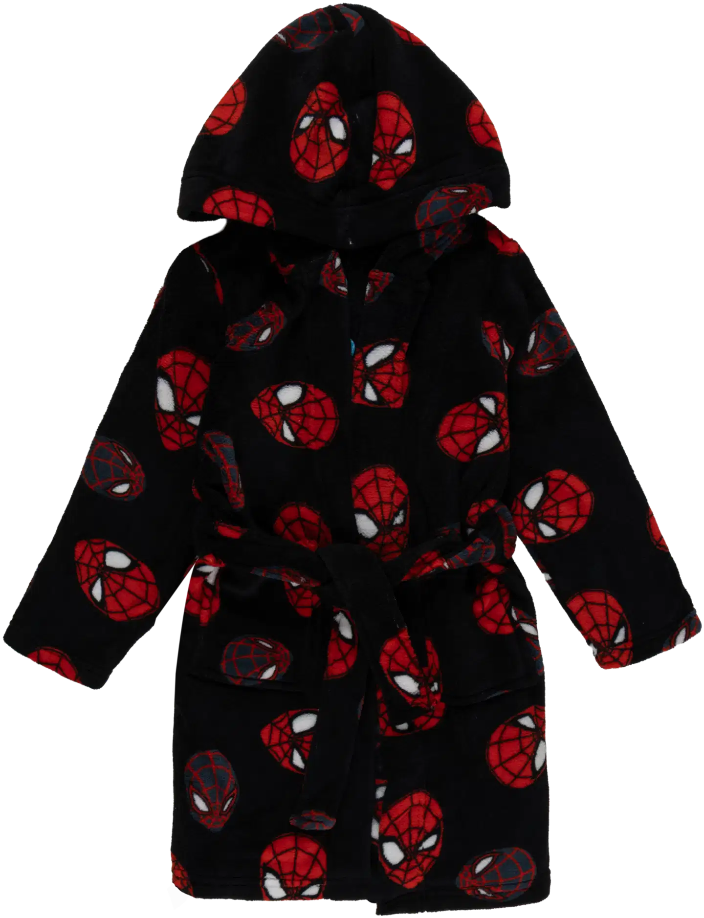 Spiderman lasten fleece-kylpytakki SP80015 - BLACK - 1