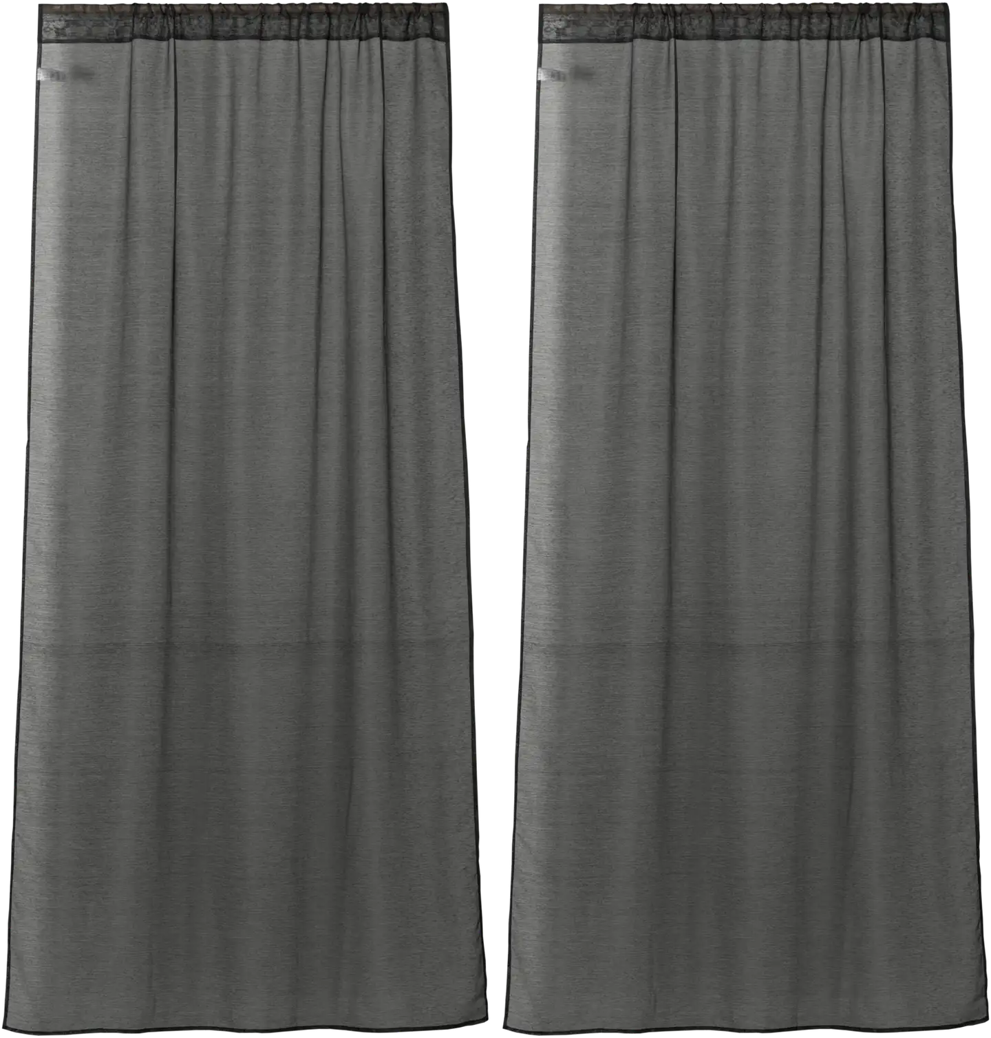 House valoverho Sofia 140x250 cm 2 kpl musta - 1