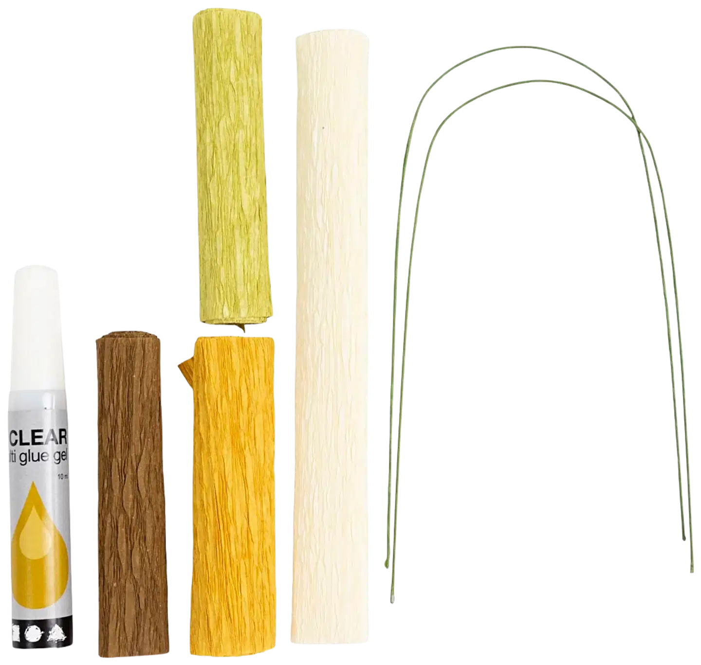 Creativ Company askartelusetti  kreppipaperi magnolia - 3