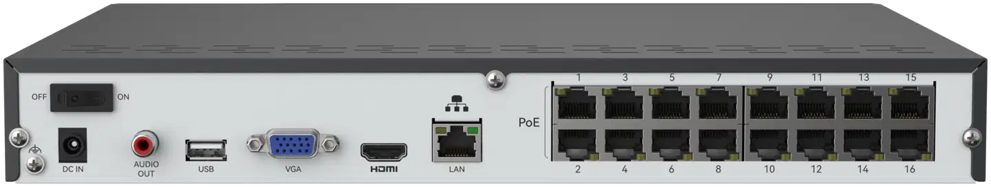 Reolink NVS16 (RLN16-410) 16-kanavainen PoE NVR musta - 3