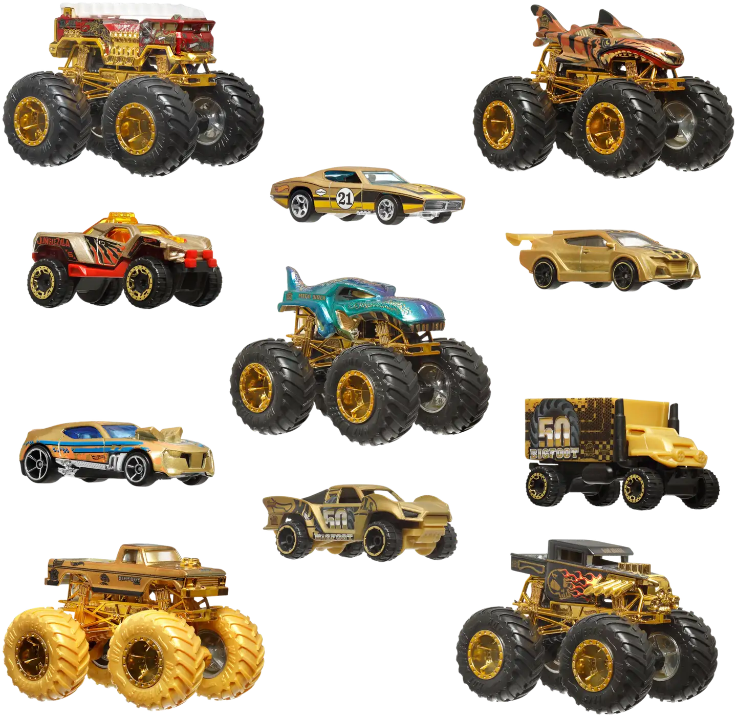 Monster Trucks Bigfoot Trophy Champions -autoleikkisetti - 4