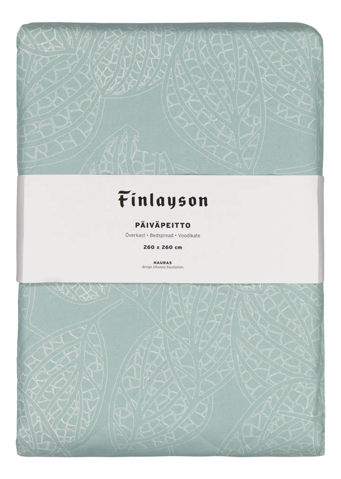 Finlayson päiväpeitto Hauras 260x260 cm aqua - 2