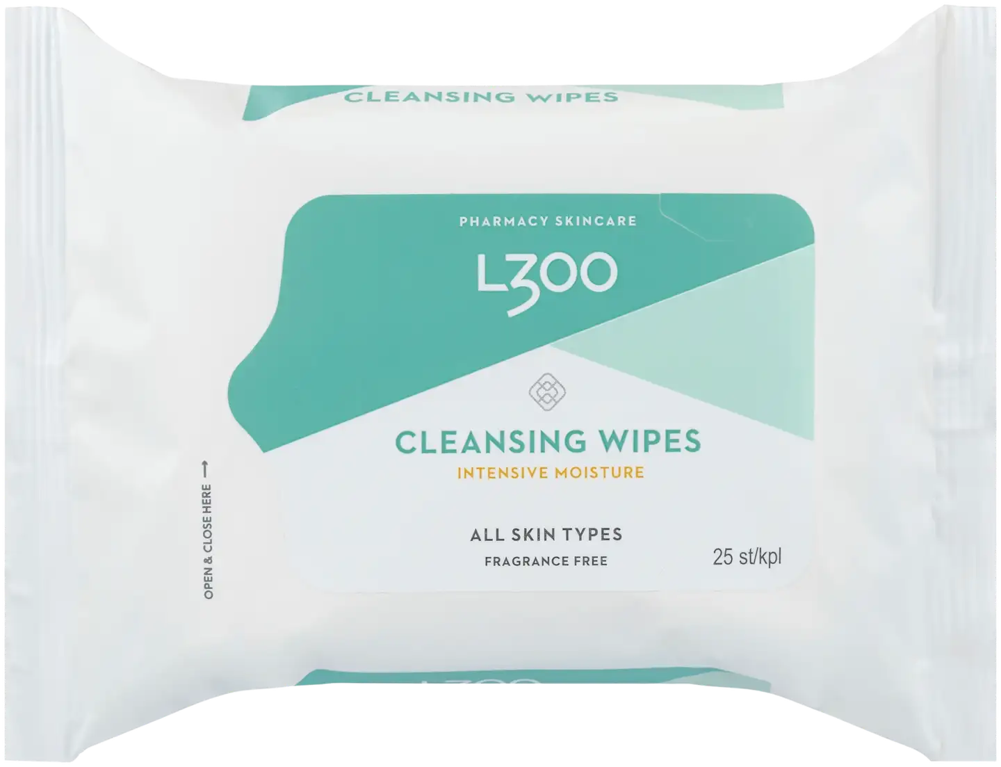 L300 Intensive Moisture Cleansing Wipes Dry Skin kuivan ihon meikinpuhdistusliina 25kpl