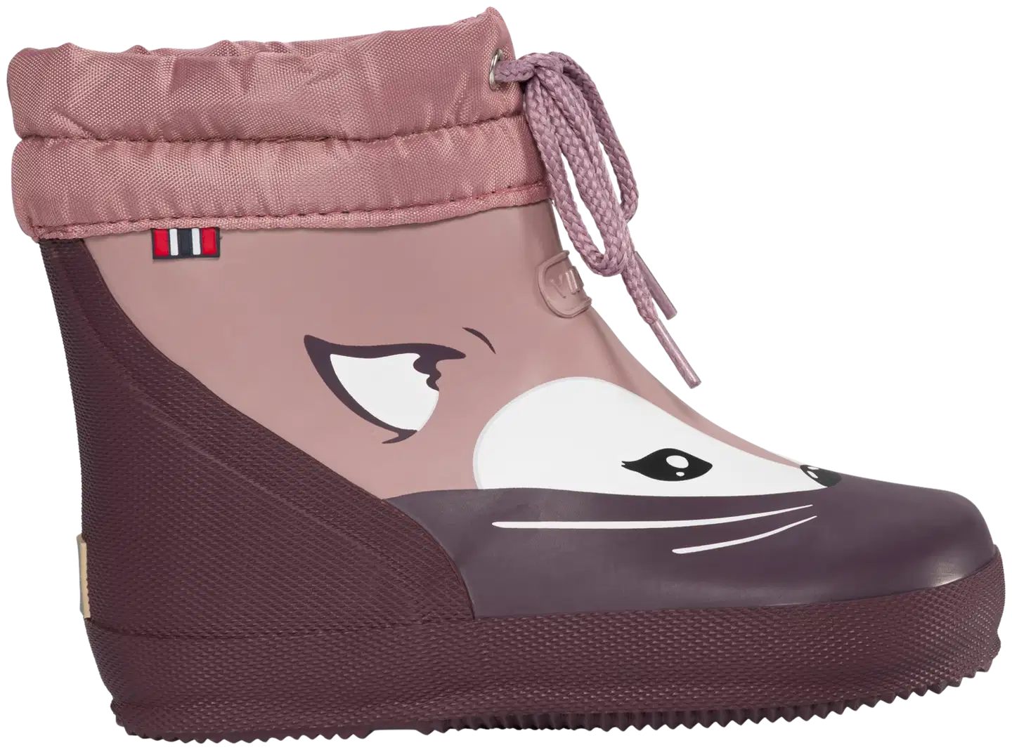 Viking lasten talvikumisaapas Alv Barefoot Paw Print Warm Grape - Grape - 1