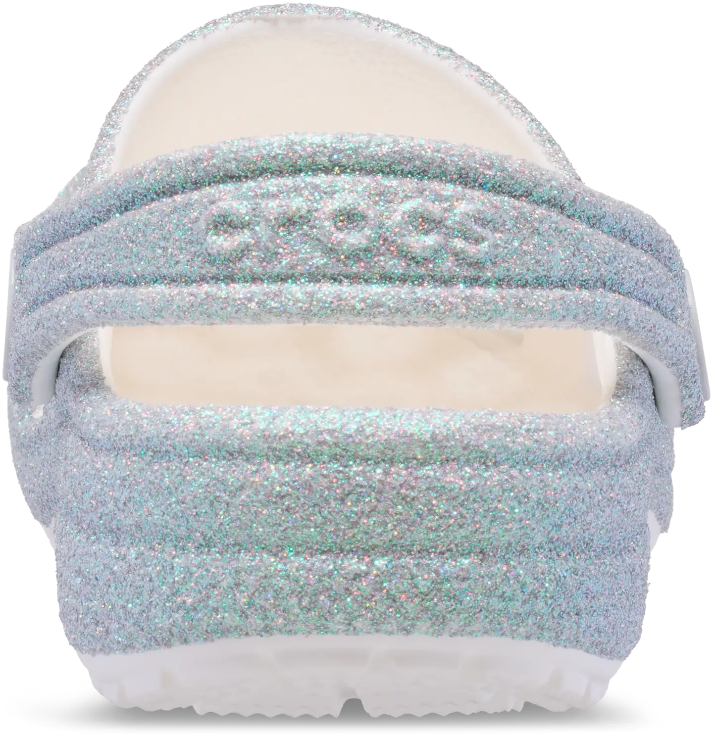 Crocs lasten pistokas Classic Iridescent Glitter - WHITE - 7