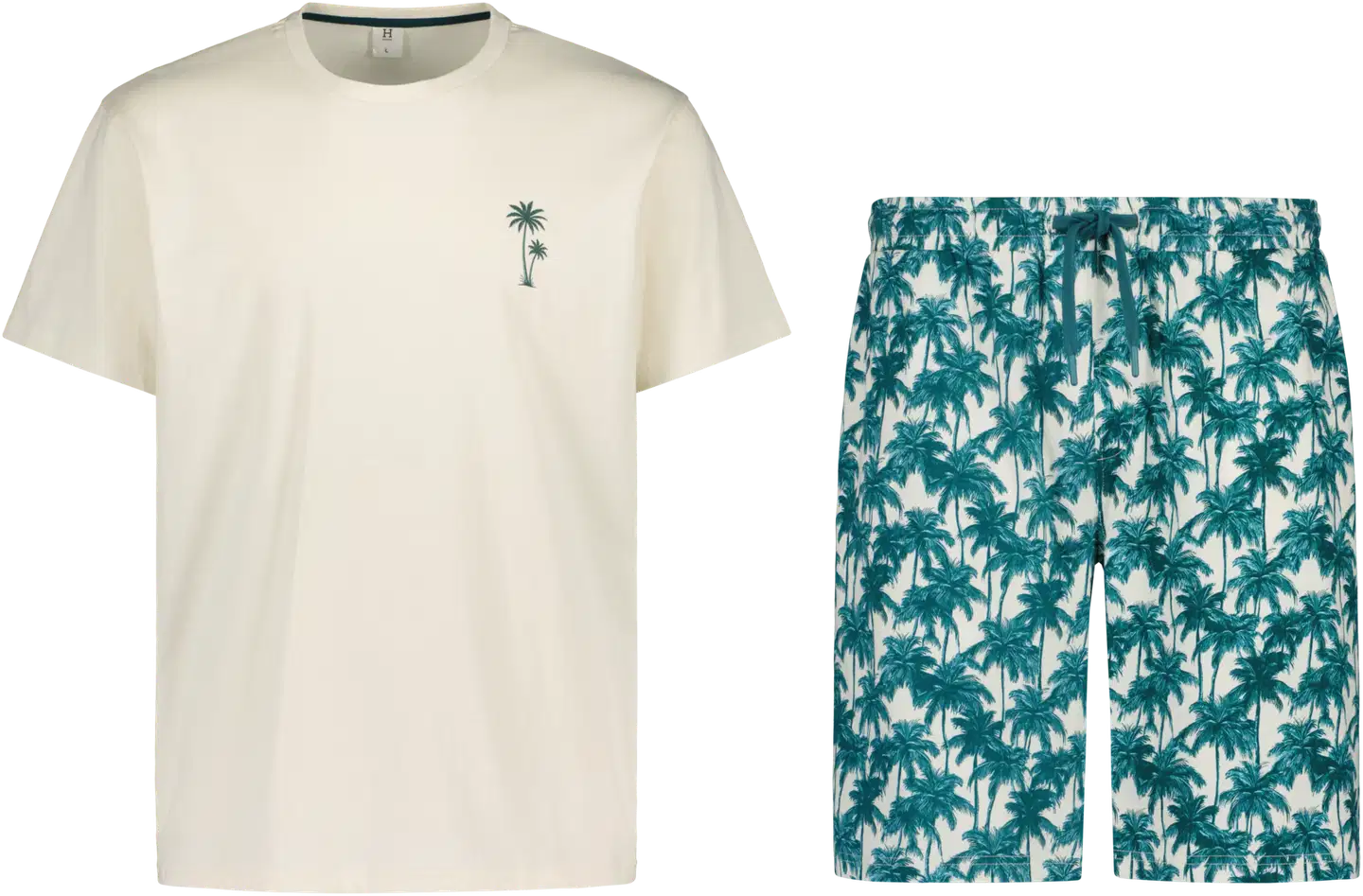 House miesten shortsipyjama 191H162620 - WHITE - 1