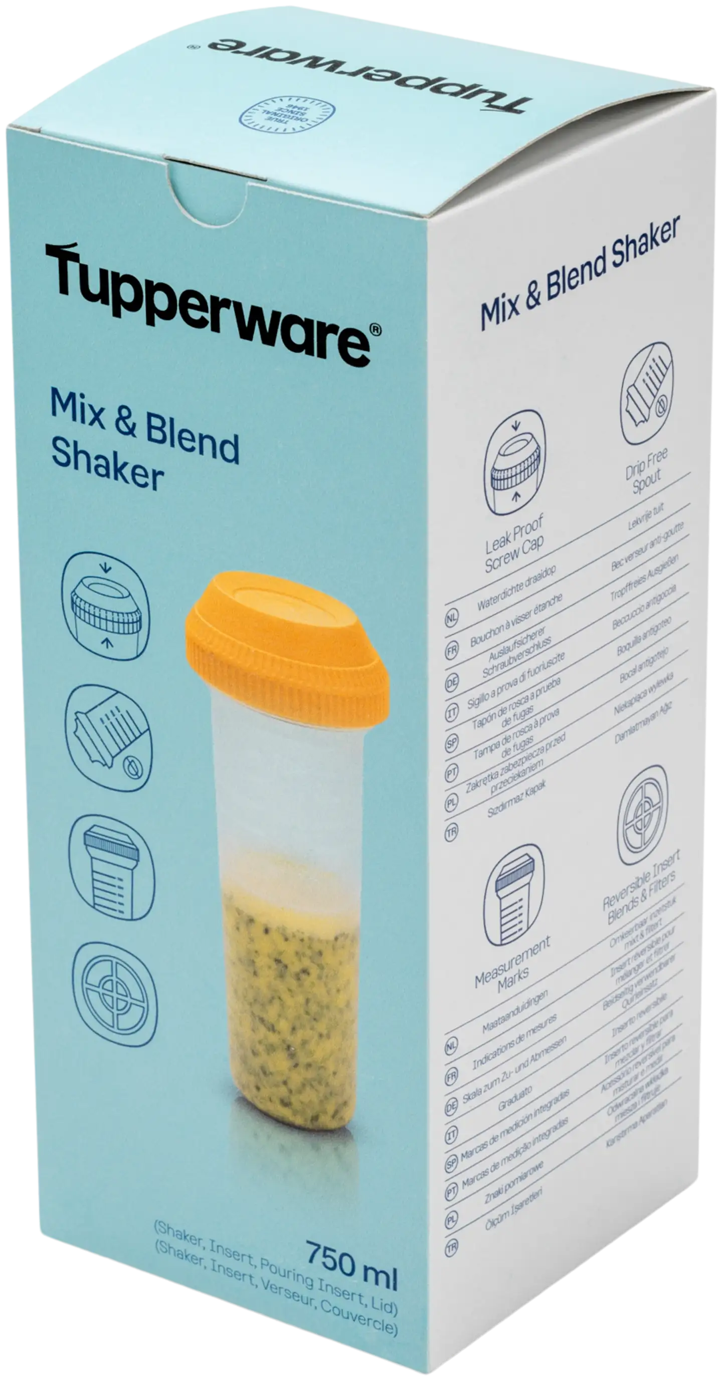 Tupperware shaker Mix & Blend 750 ml - 2