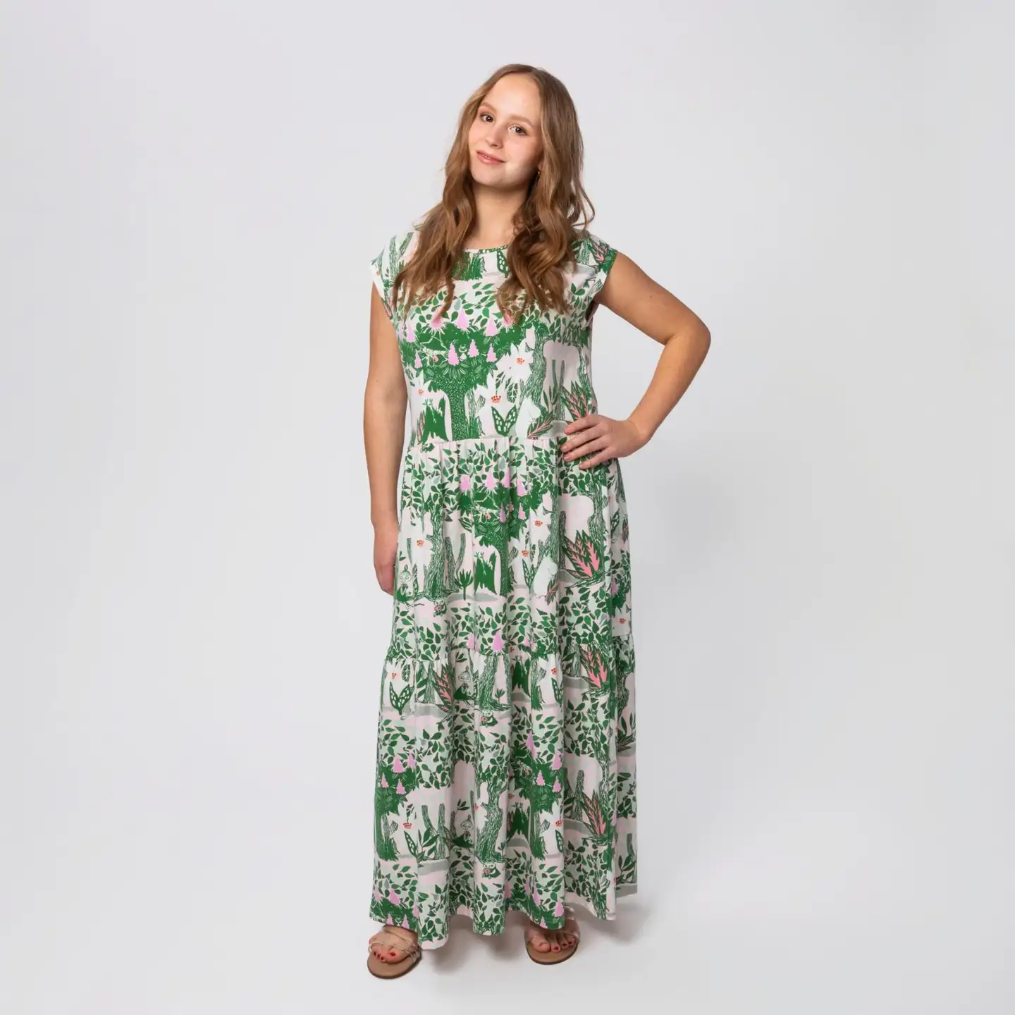 Martinex Muumi naisten mekko Pulmu Kevätkastanja 587448 - VIHREÄ - 4