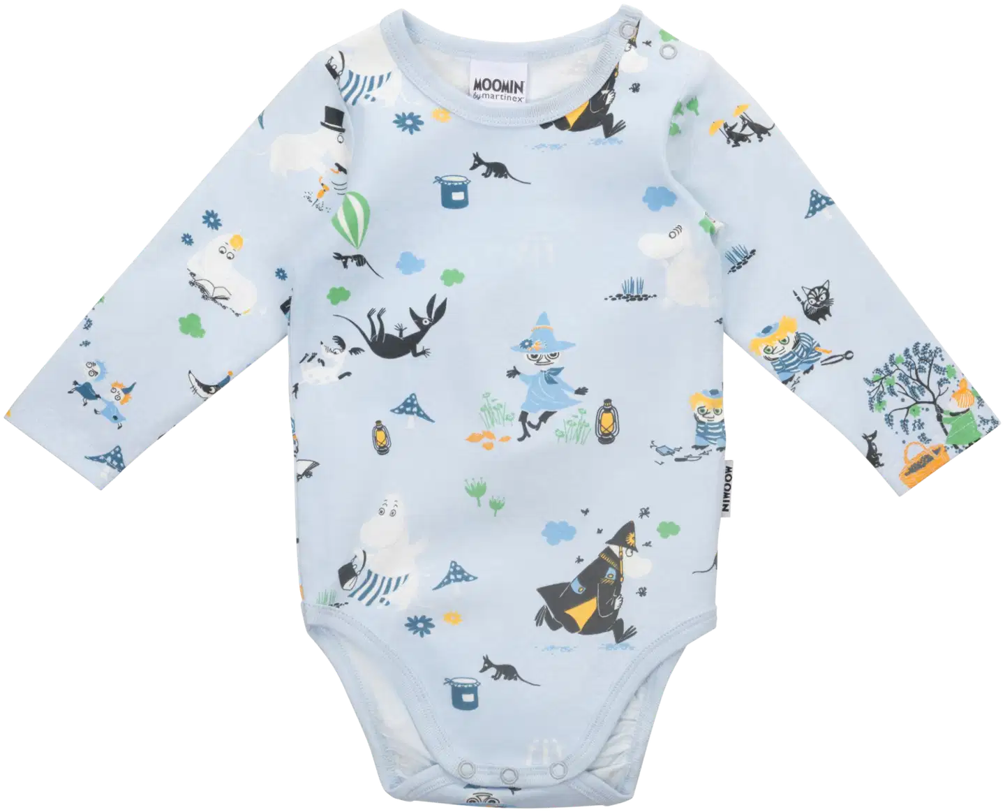 Muumi vauvojen body Leikkihetki 593834 - vaaleansininen - 1
