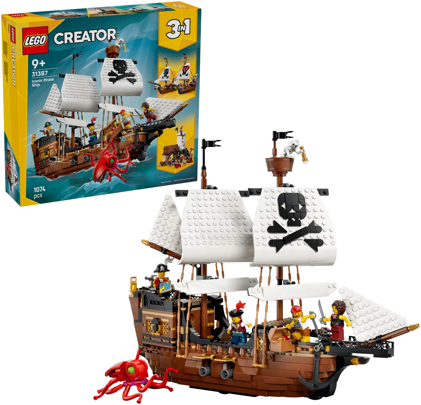 LEGO® Creator 31387 Mahtava merirosvolaiva - 1
