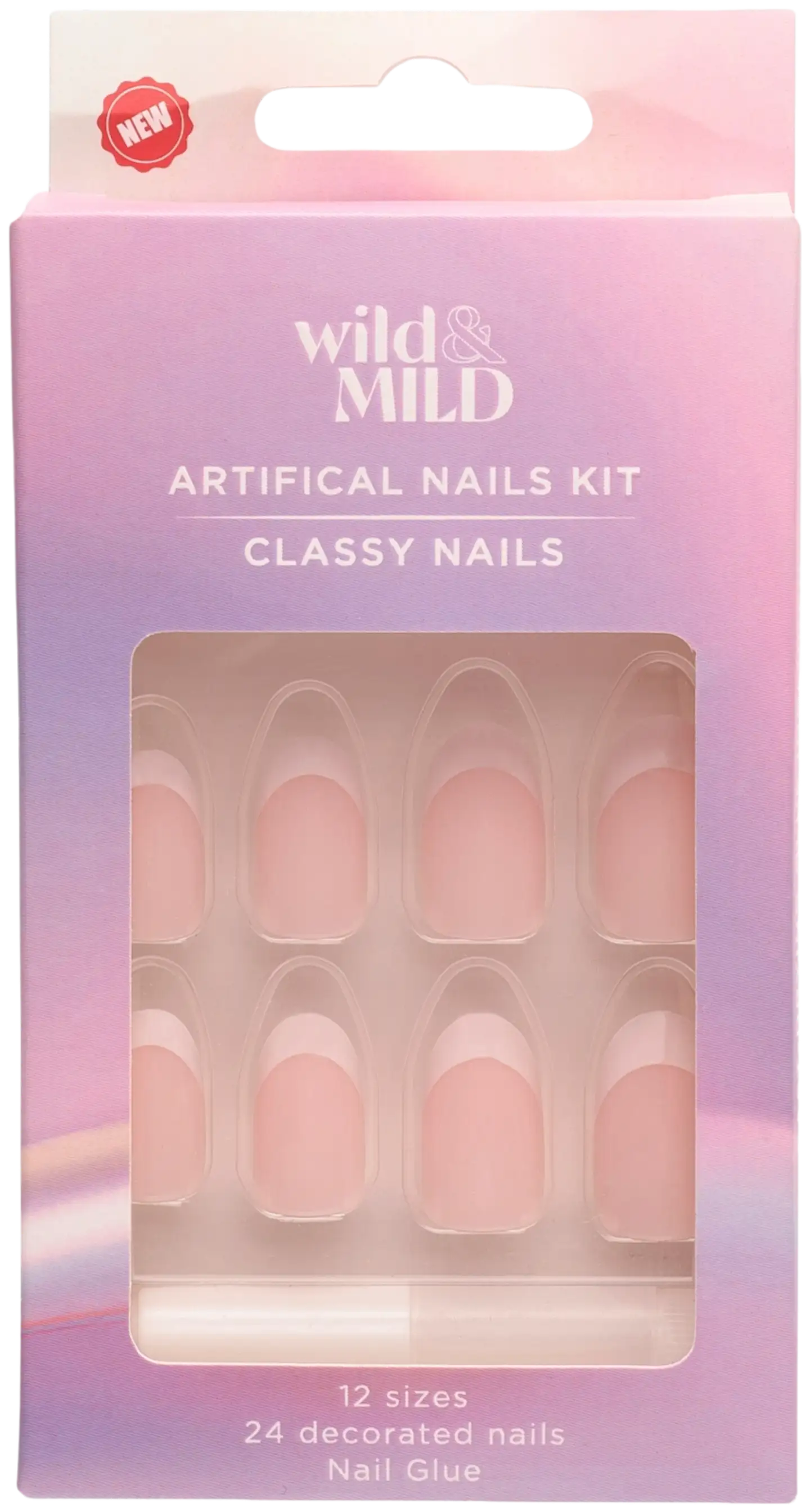 WM059 Iconic Artificial Nails Set Wild&Mild N24