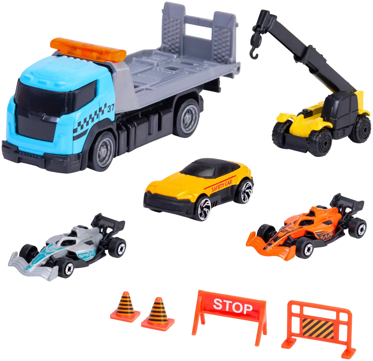 Dickie Toys Go Action-sarjan Formula kilpailut -leikkisetti, 2 erilaista, myydään yksittäin - 3