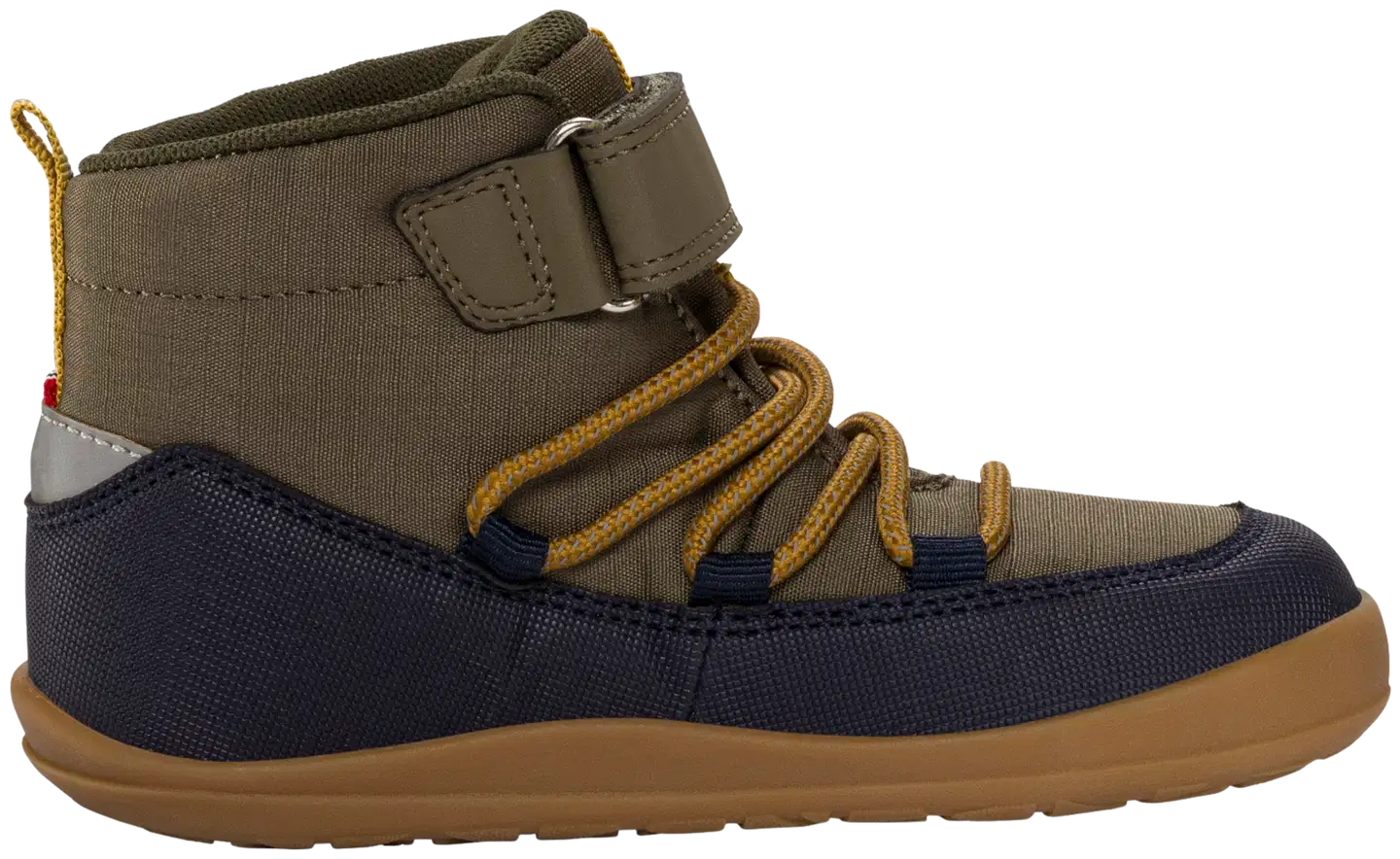 Viking lasten vedenpitävä paljasjalkakenkä välikauteen Birch Barefoot Mid - Navy/Olive - 3