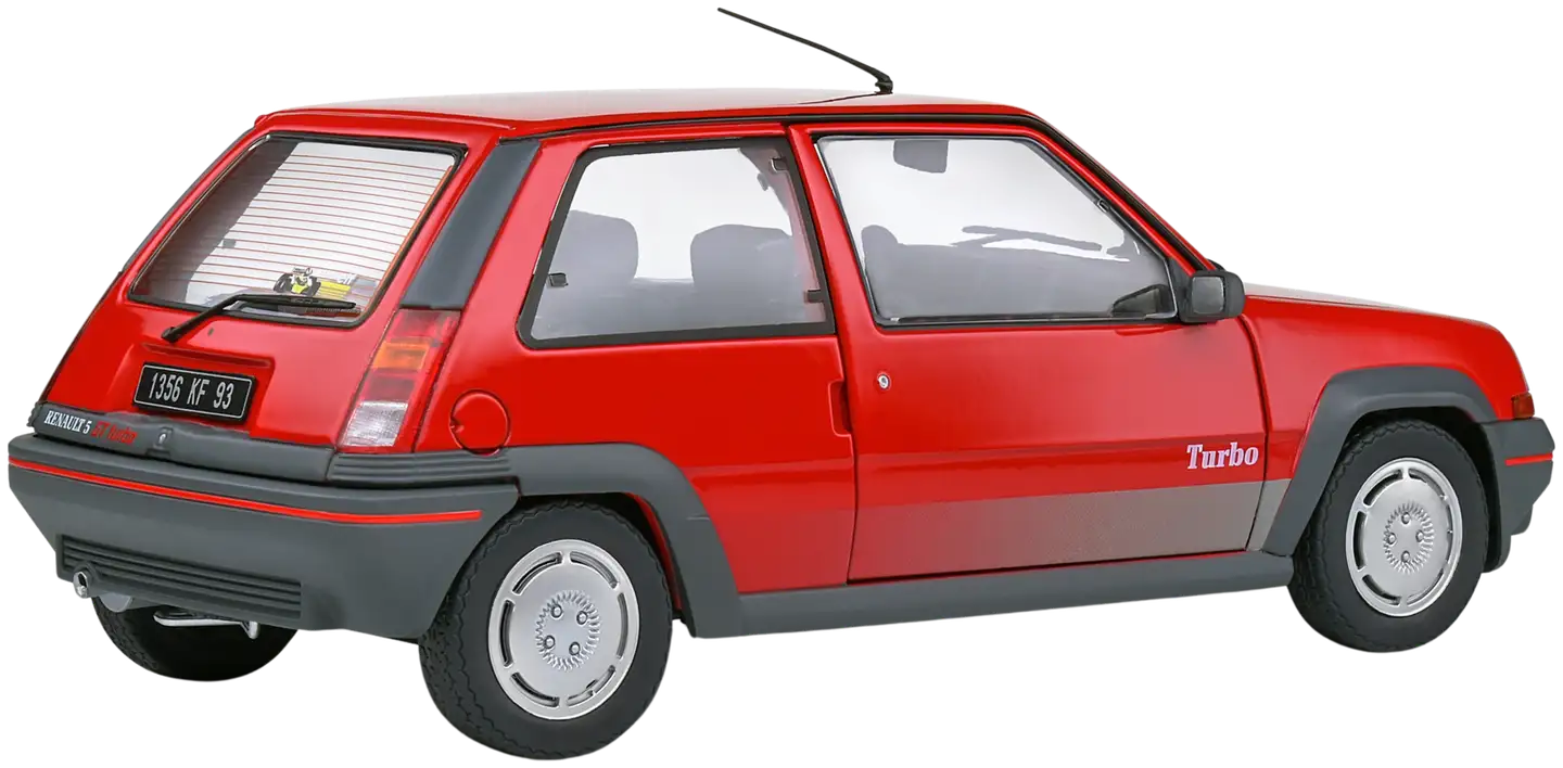 Solido 1:18 Renault 5 GT Turbo MK1 red, keräilyauto, pienoismalli - 2