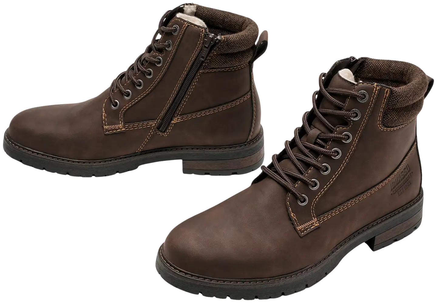Iguassu miesten talvinilkkurit käännettävillä nastoilla Bruno Classic WL Brown - Brown - 2