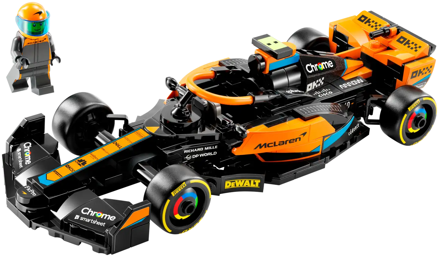 LEGO® Speed Champions 76919 2023 McLaren Formula 1 kilpa-auto - 4