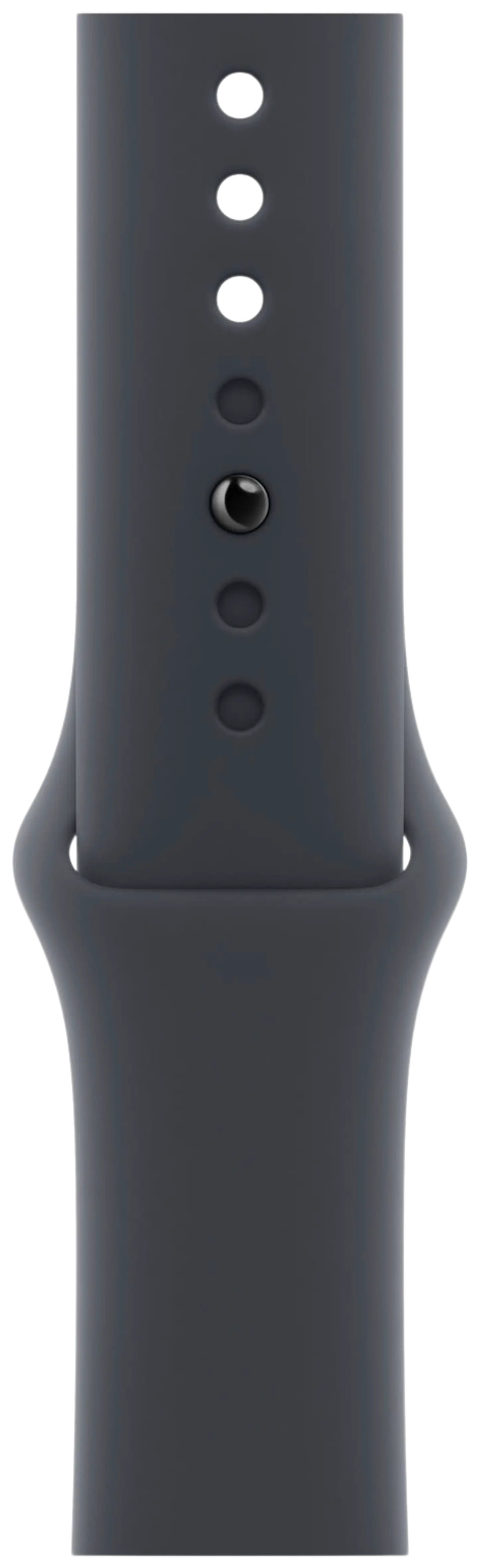 Apple Watch SE GPS 44mm yönsininen alumiinikotelo, yönsininen sport rannekke- S/M - MXEJ3QN/A - 3