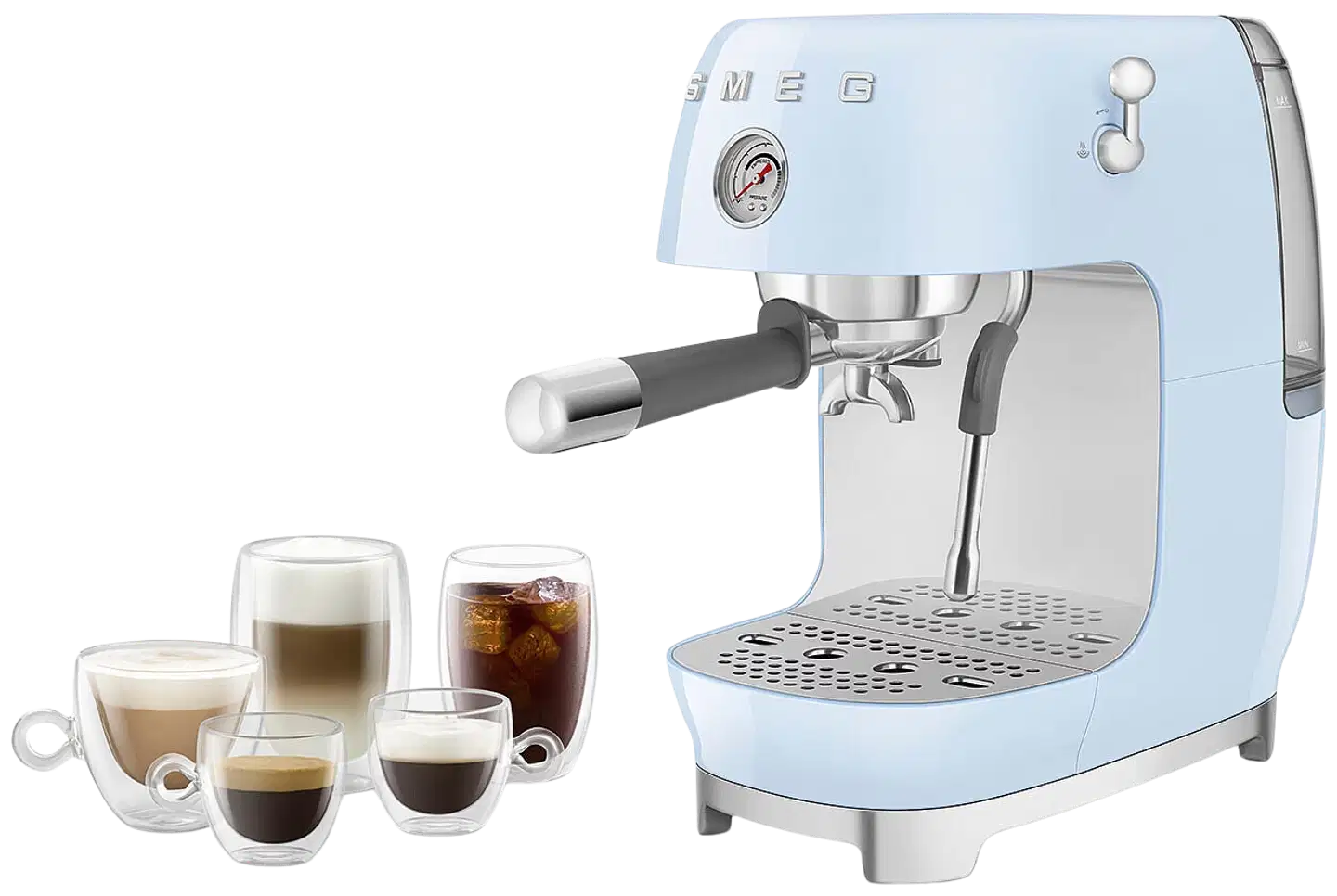 Smeg espressokeitin ECF03PBEU pastellinsininen - 10