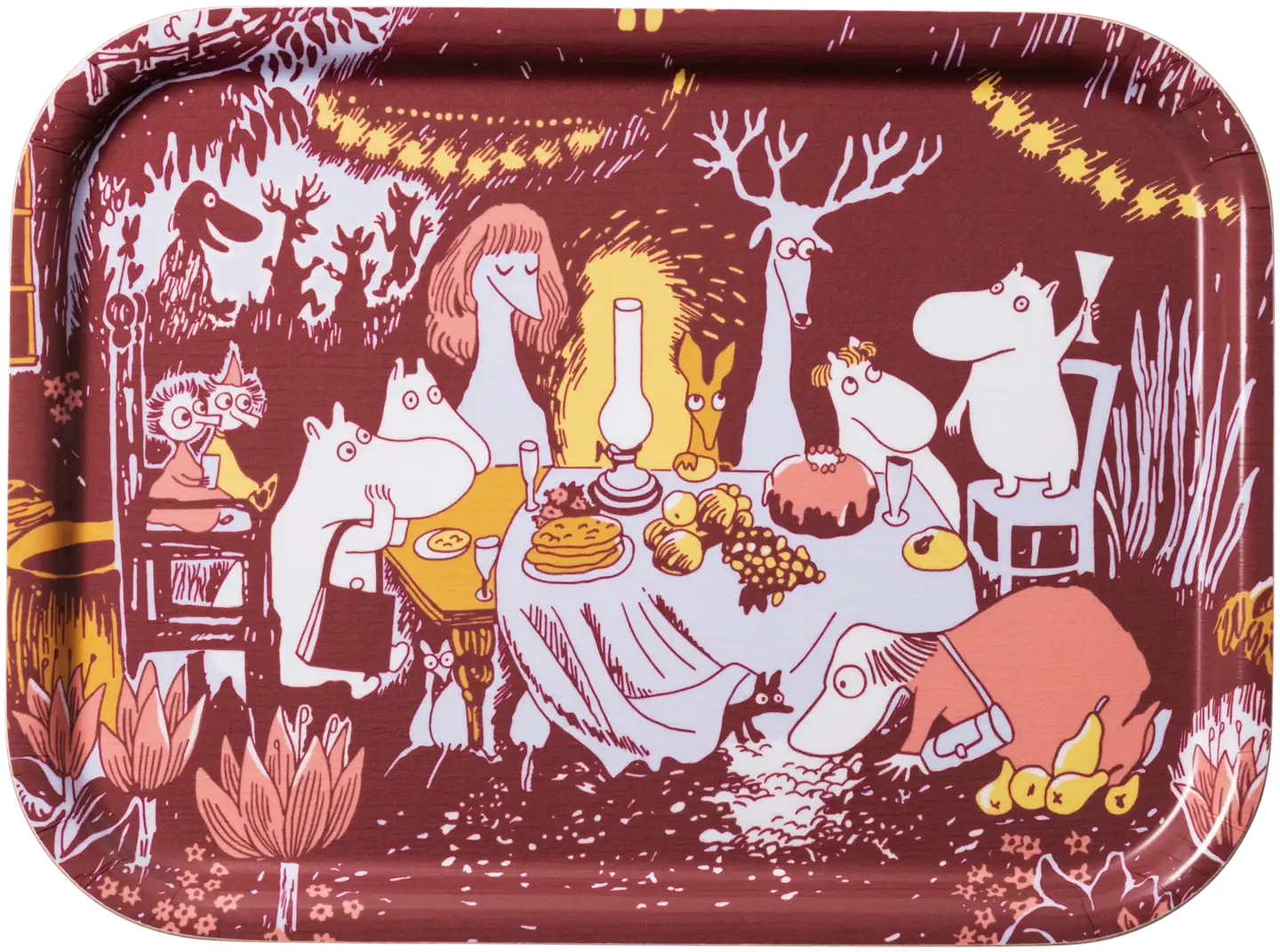 Moomin Arabia tarjotin 27x20cm Muumi Juhlan Aika