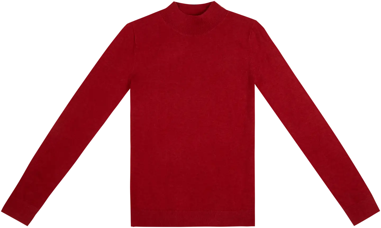 London Fog naisten neulepoolo merinosekoitetta 218L342509 - dark red - 1