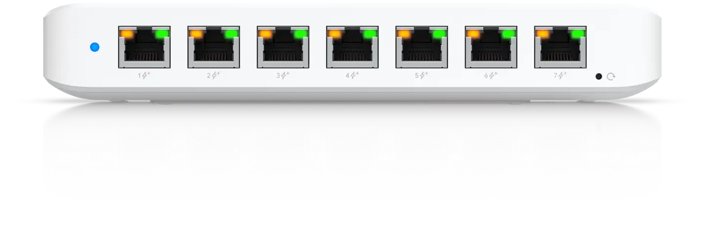 Ubiquiti 8-porttinen GbE PoE+ -kytkin 210W teholla USW-Ultra-210W - 2