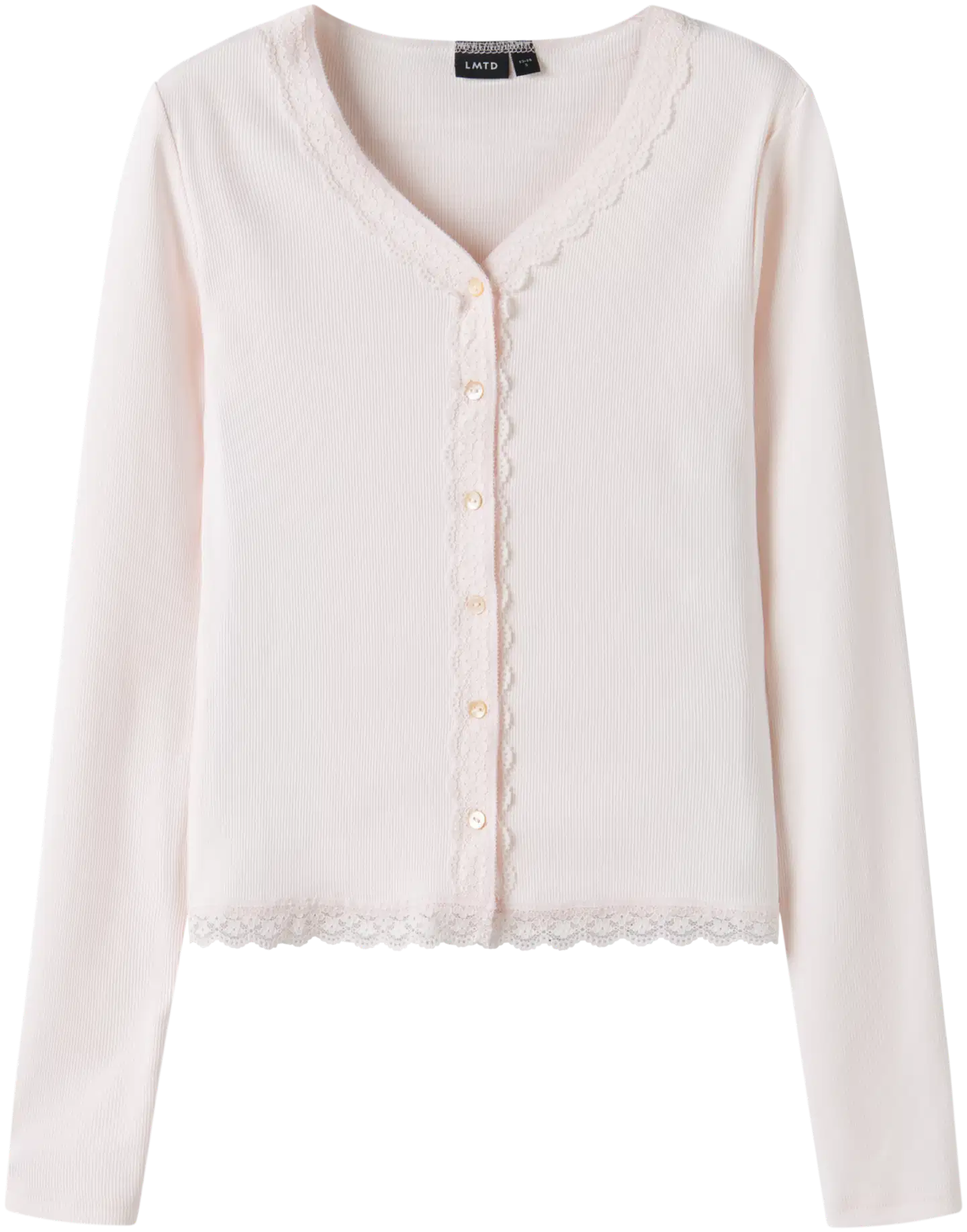 LMTD lasten neuletakki - Pink Marshmallow - 1