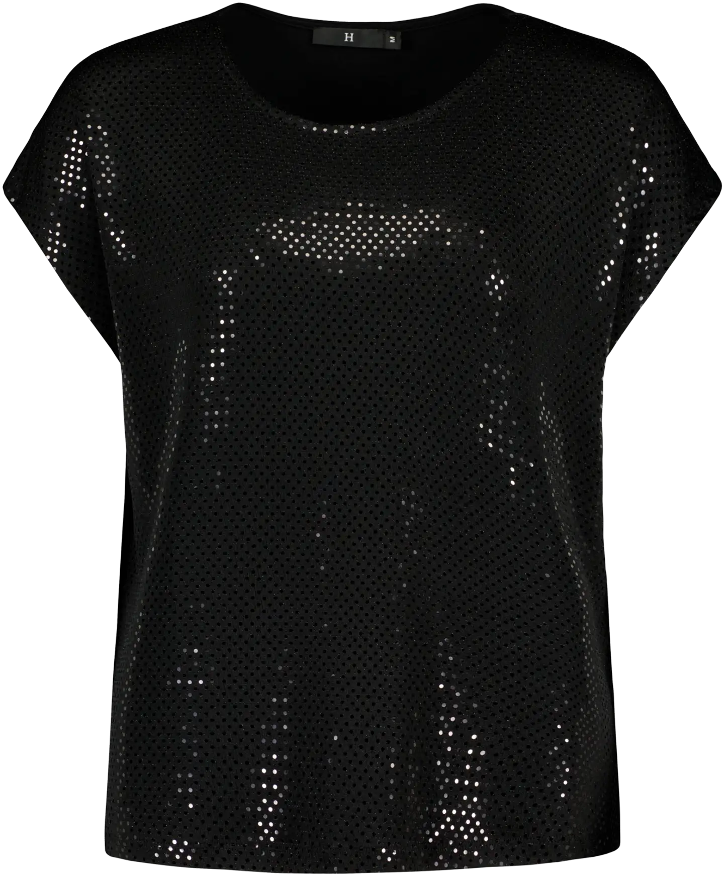 House naisten glittertoppi 213H402515 - Jet Black - 1