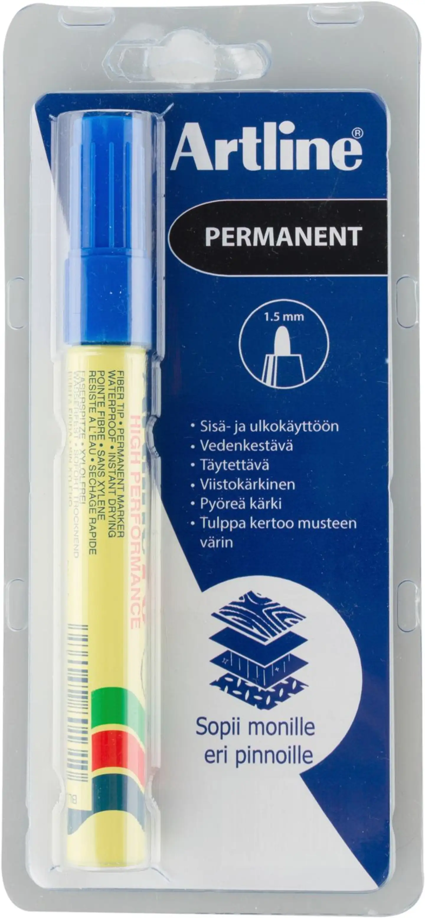 Artline huopakynä 70 1,5mm sininen