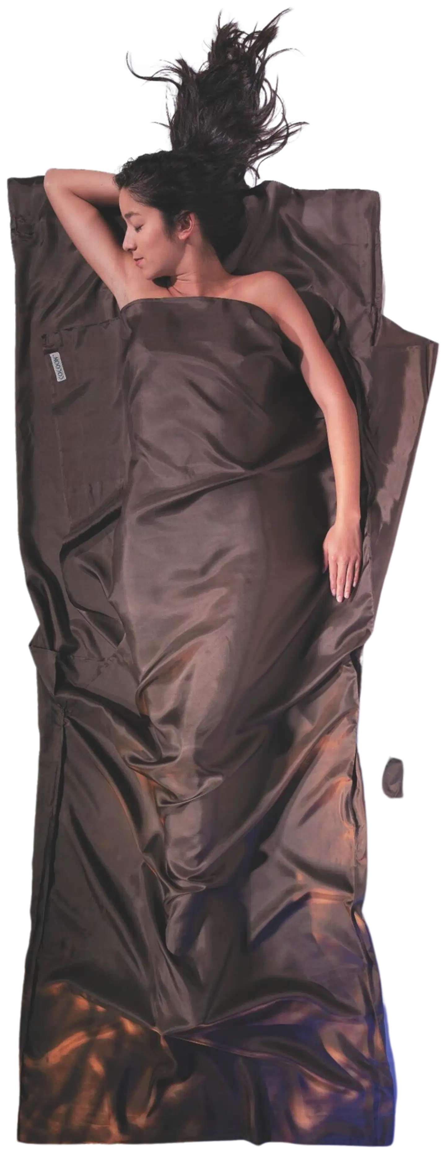 Cocoon matkalakana TravelSheet Silk, muddyelephant ST40 - 3