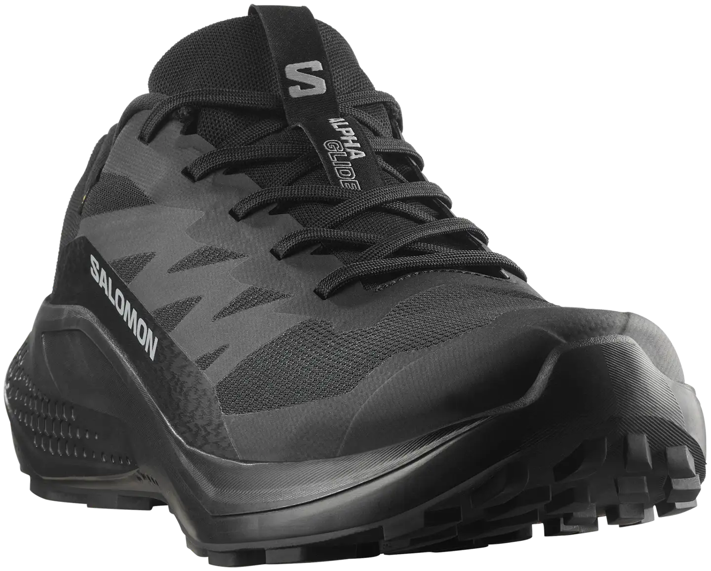 Salomon miesten maastojuoksukengät Alphaglide GTX - Black/Asphalt/Black - 2