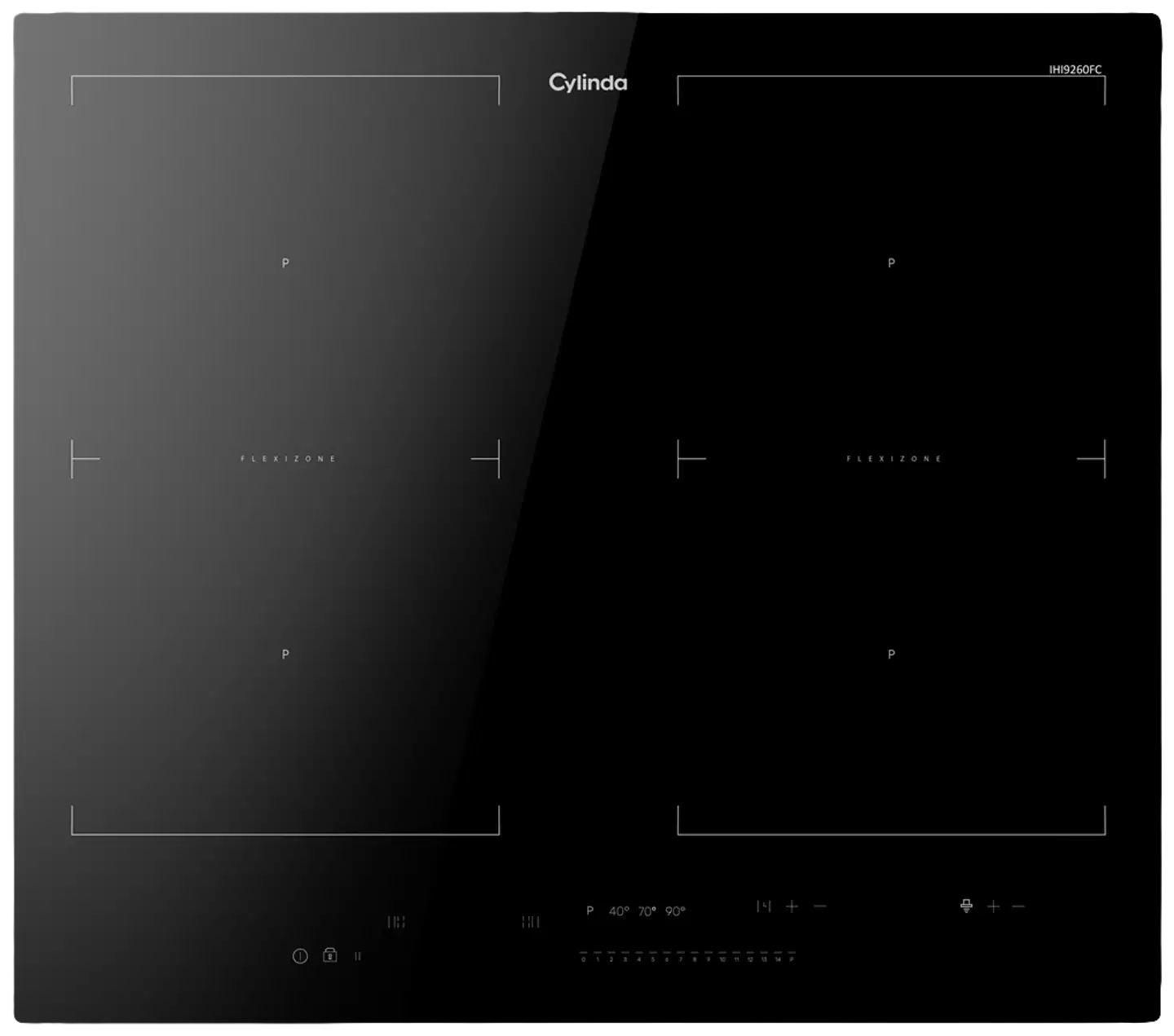 Cylinda induktiokeittotaso IHI9260FC, musta - 1