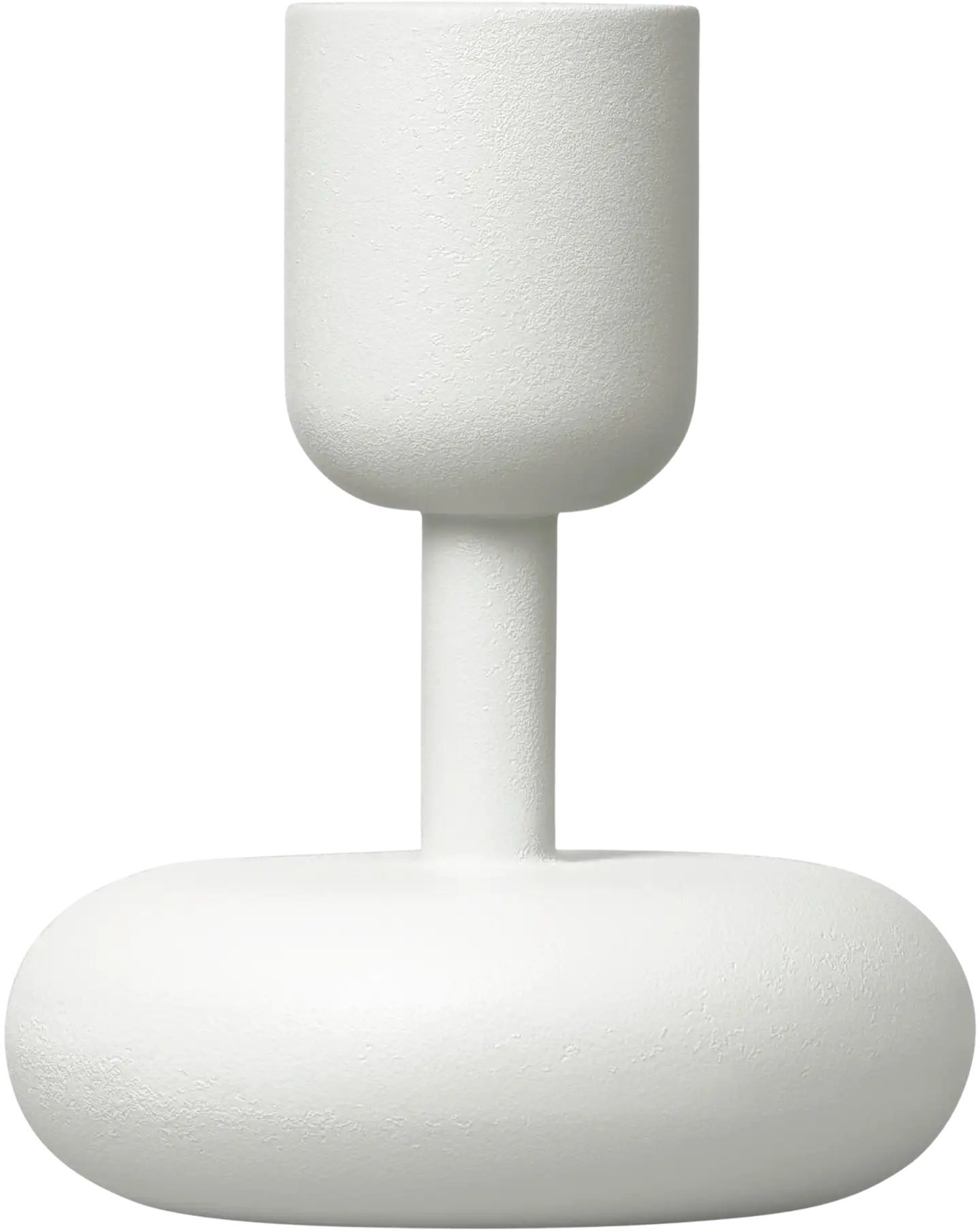 Iittala Nappula kynttilänjalka 107mm valkoinen - 1