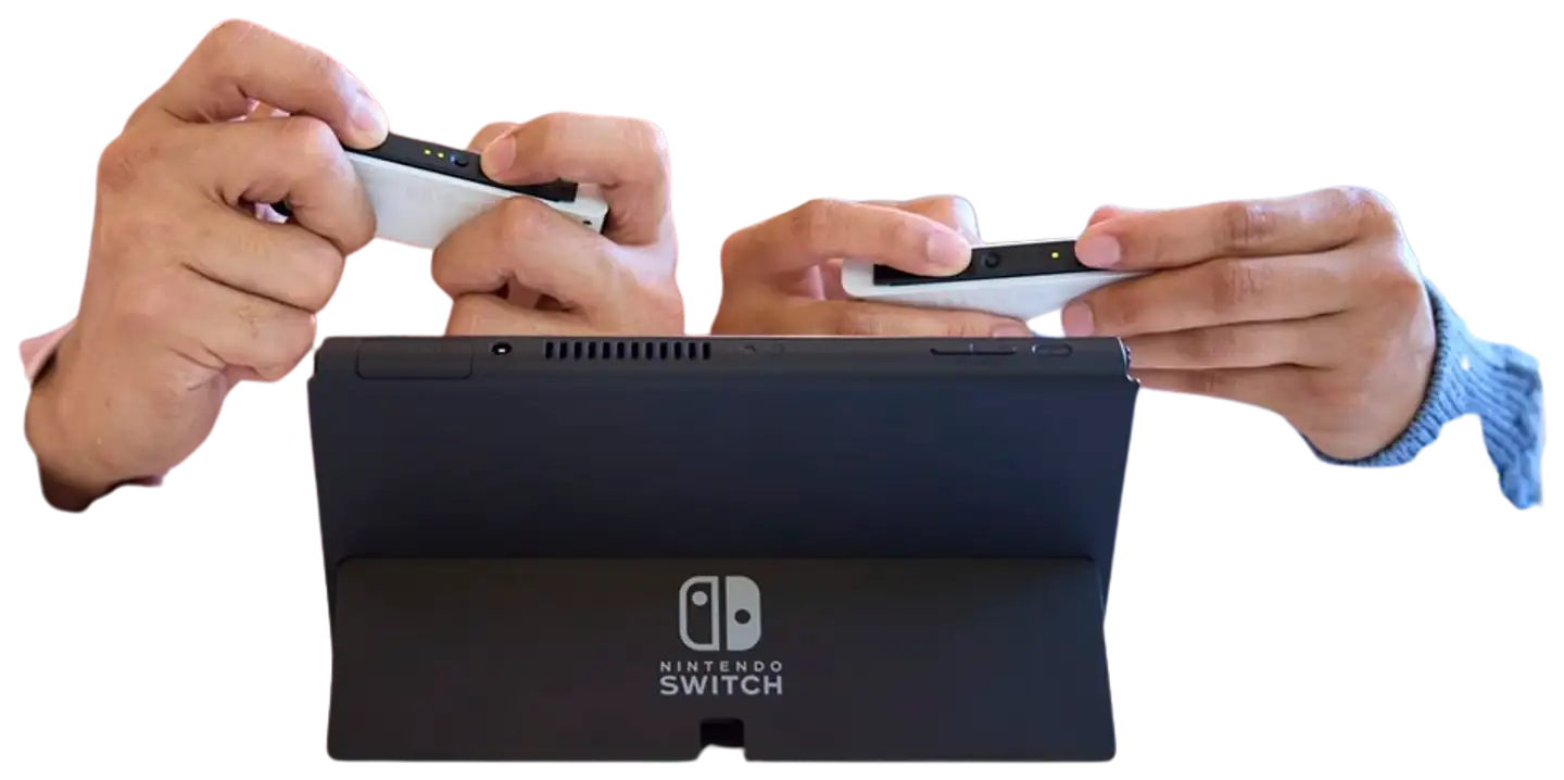 Nintendo Switch pelikonsoli OLED  White - 14