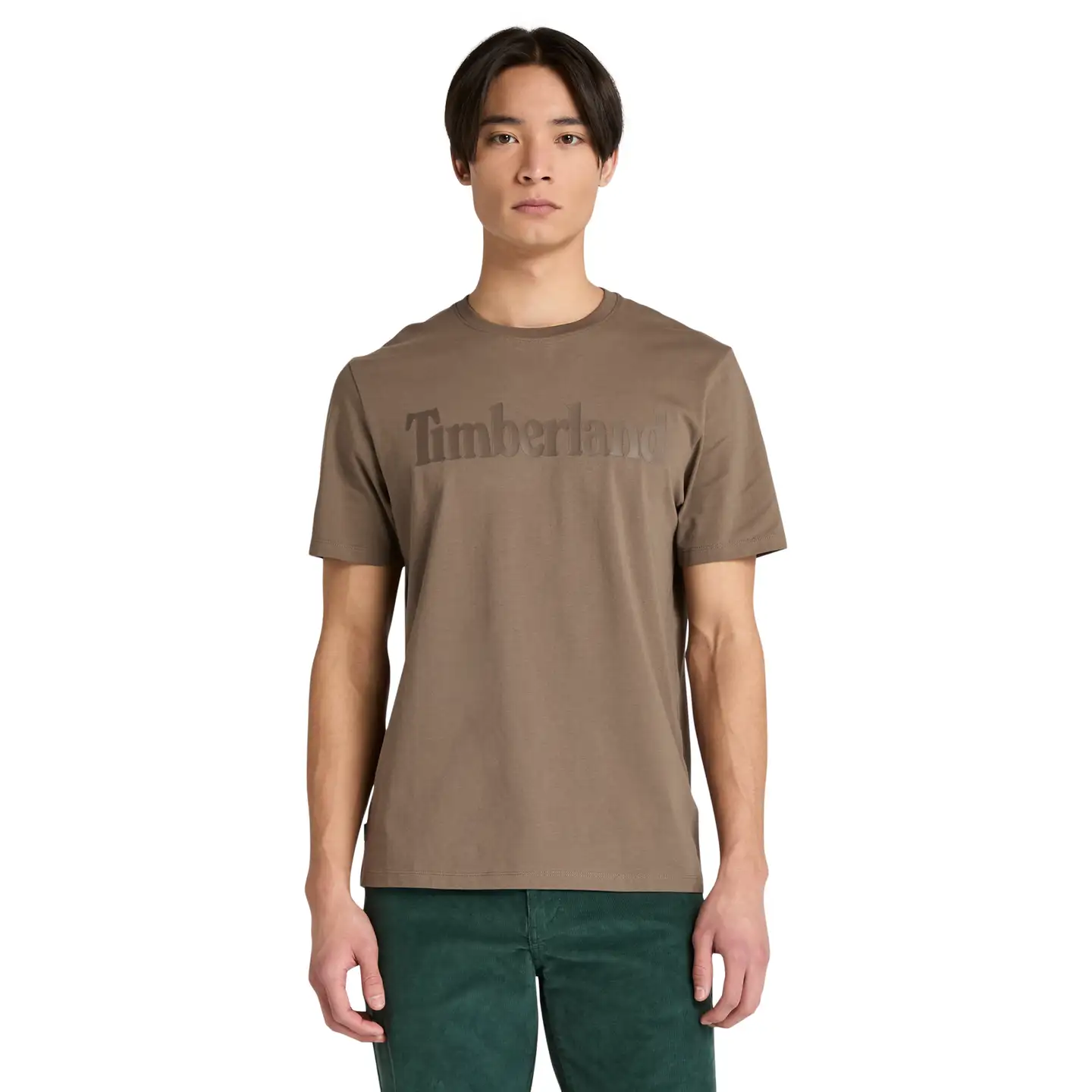 Timberland miesten logo t-paita Northwood - CHOCOLATE CHIP - 3