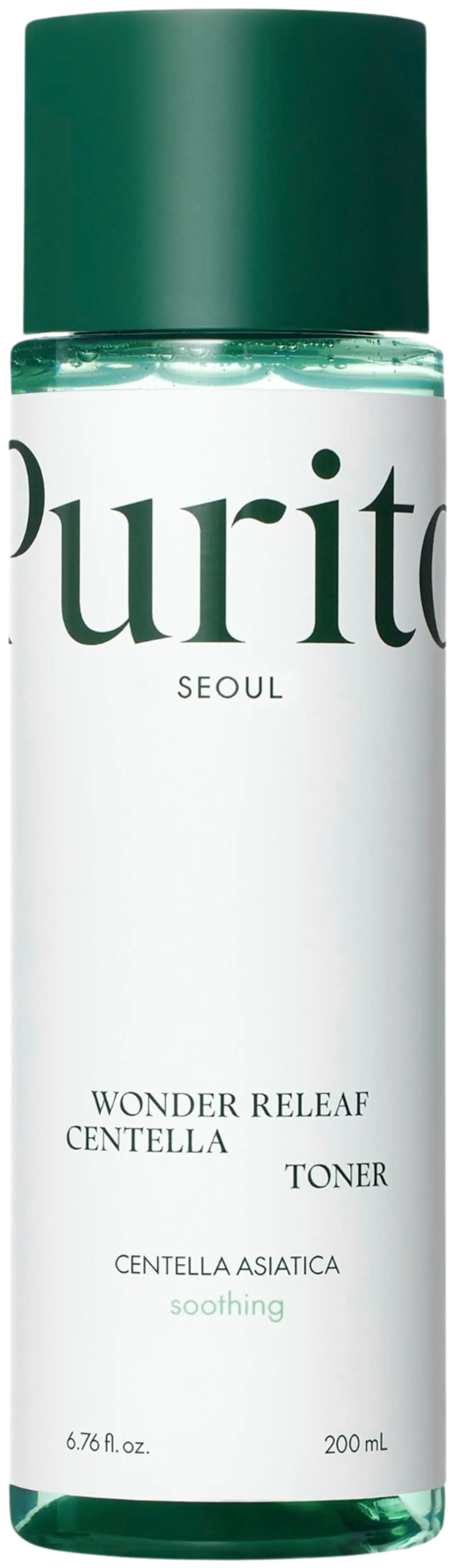 Purito SEOUL Wonder Releaf Centella Toner kasvovesi 200 ml