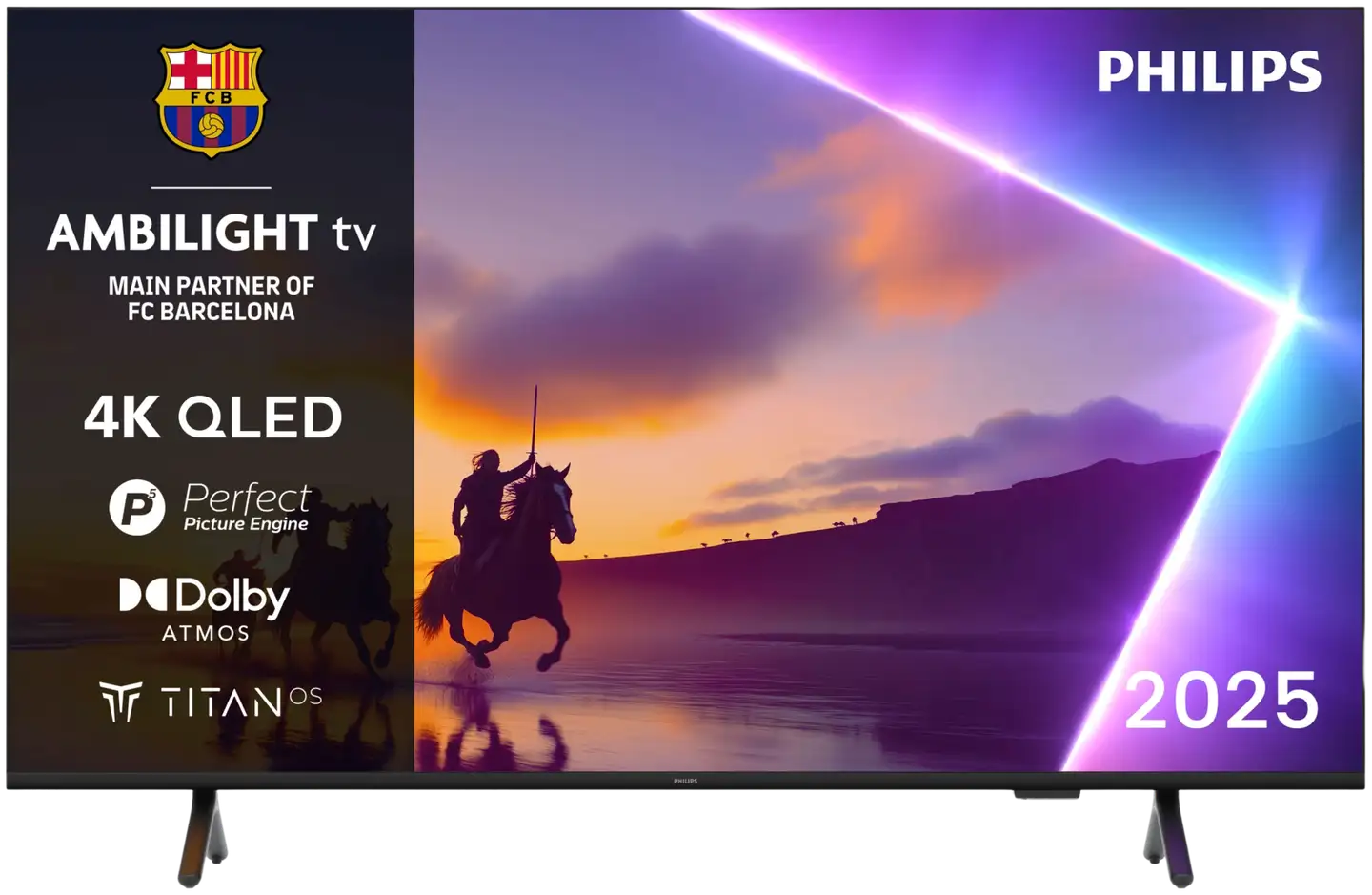 Philips 75" 4K UHD Smart Ambilight QLED TV 75PUS8500/12 - 1