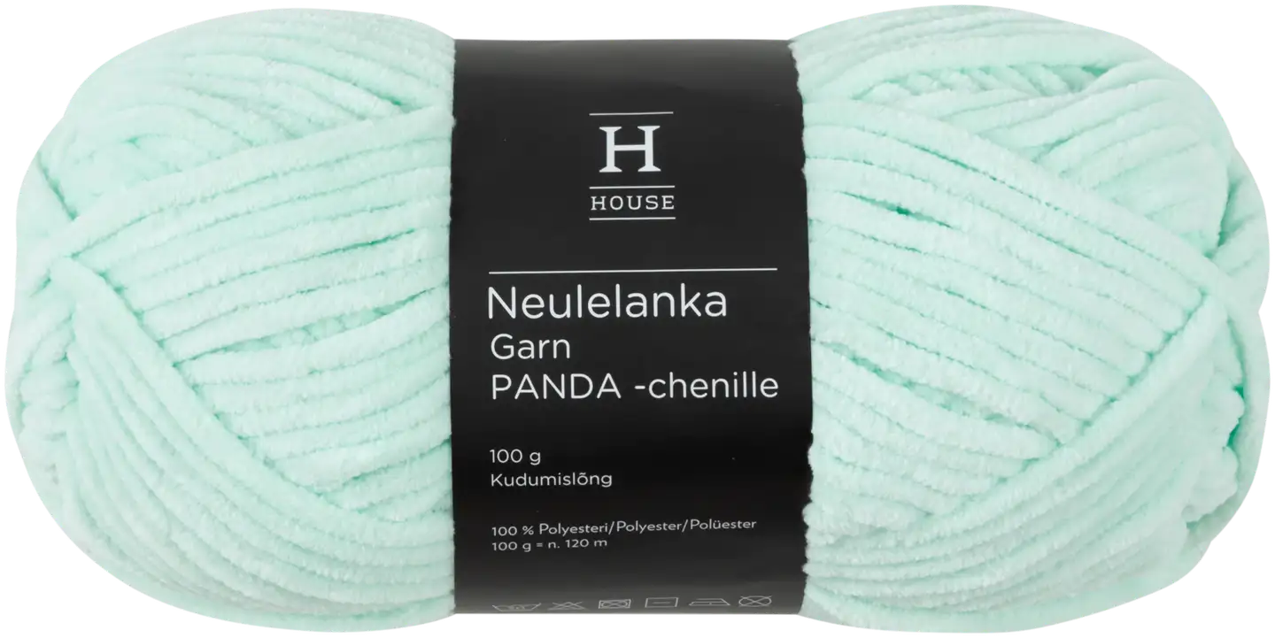 House lanka Panda chenille 100g mint green