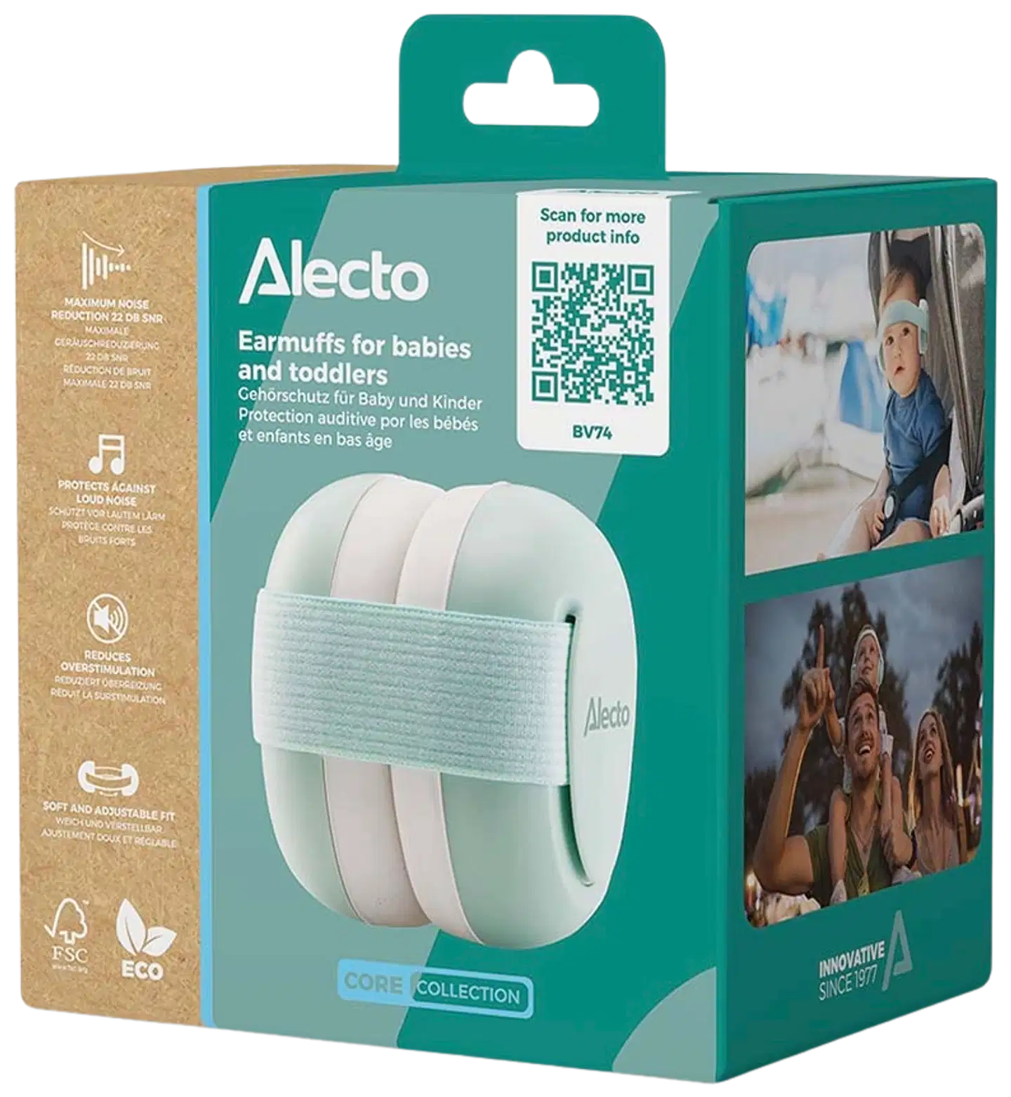Alecto BV74 kuulosuojaimet vauvoille - 4