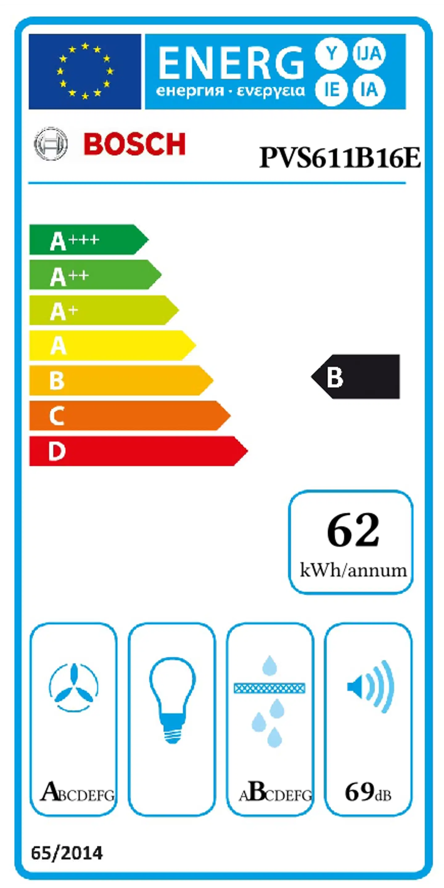 Bosch Serie 4 induktiotaso liesituulettimella 60 cm kehyksetön - 2