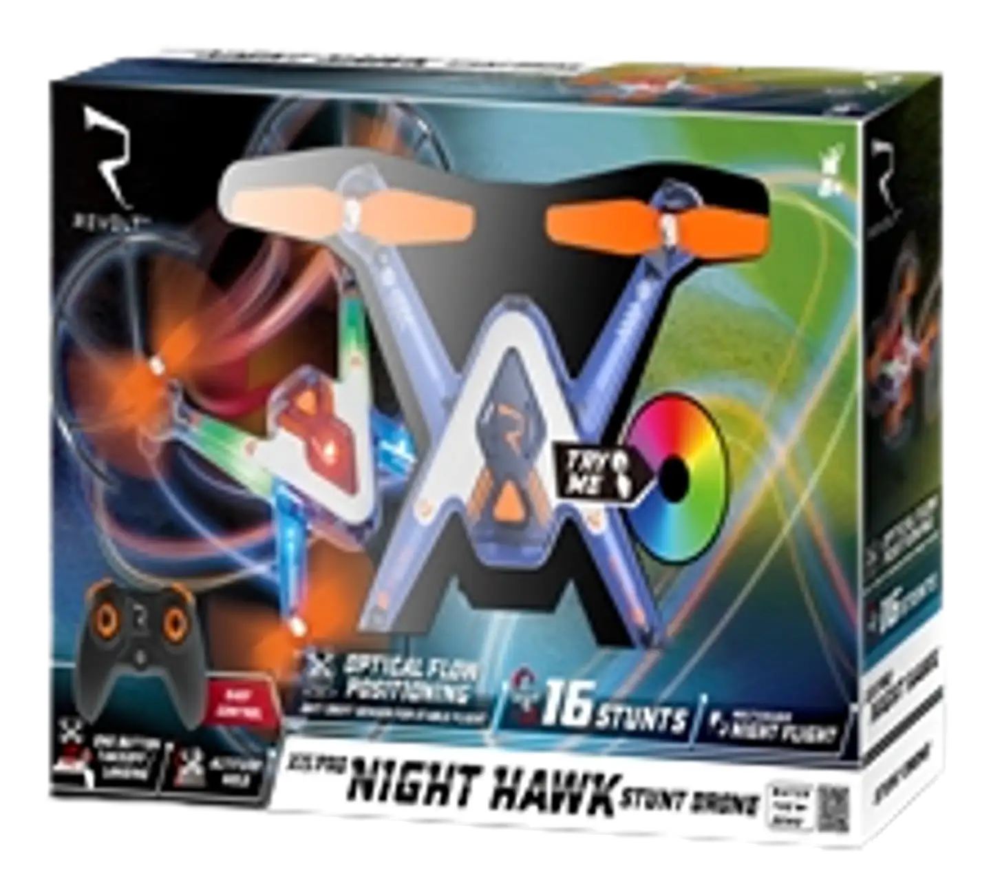 Revolt RC X15PRO Night Hawk Stunt Drone 22 cm sininen - 2