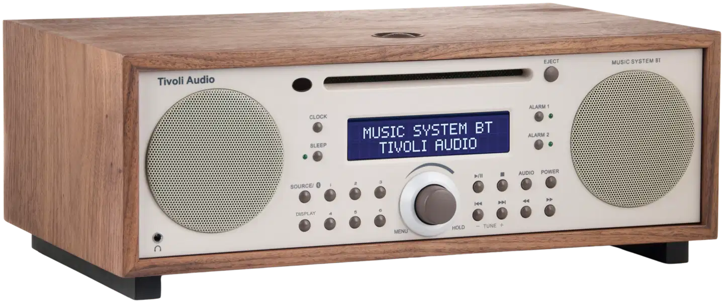 Tivoli Audio Bluetooth-musiikkijärjestelmä Music System BT pähkinä/beige - 2
