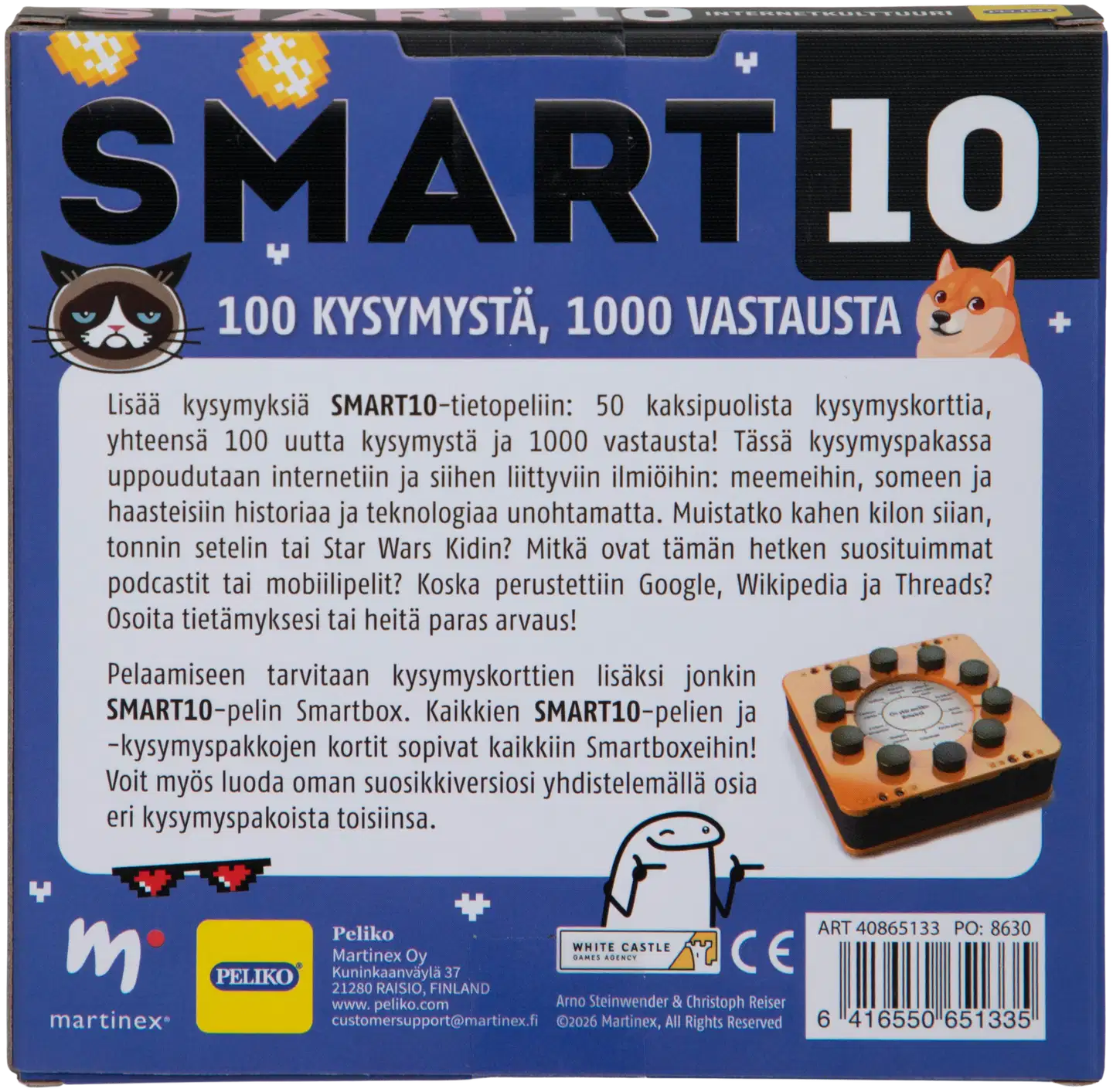 Peliko tietopeli Smart10 lisäkysymykset internetkulttuuri - 3