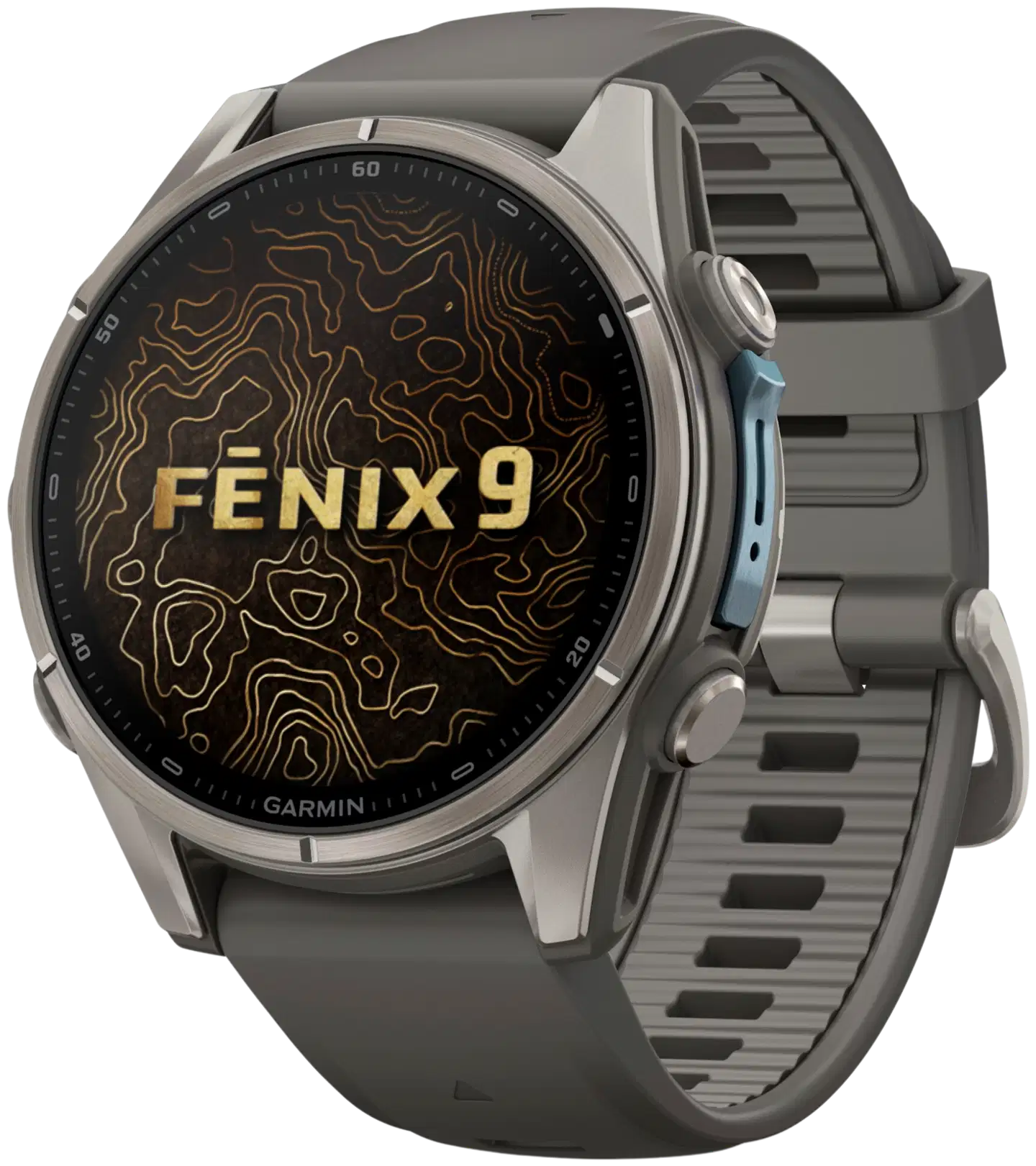 Garmin Fenix 9 43 mm titaani- ja kivenharmaa urheilukello - 2
