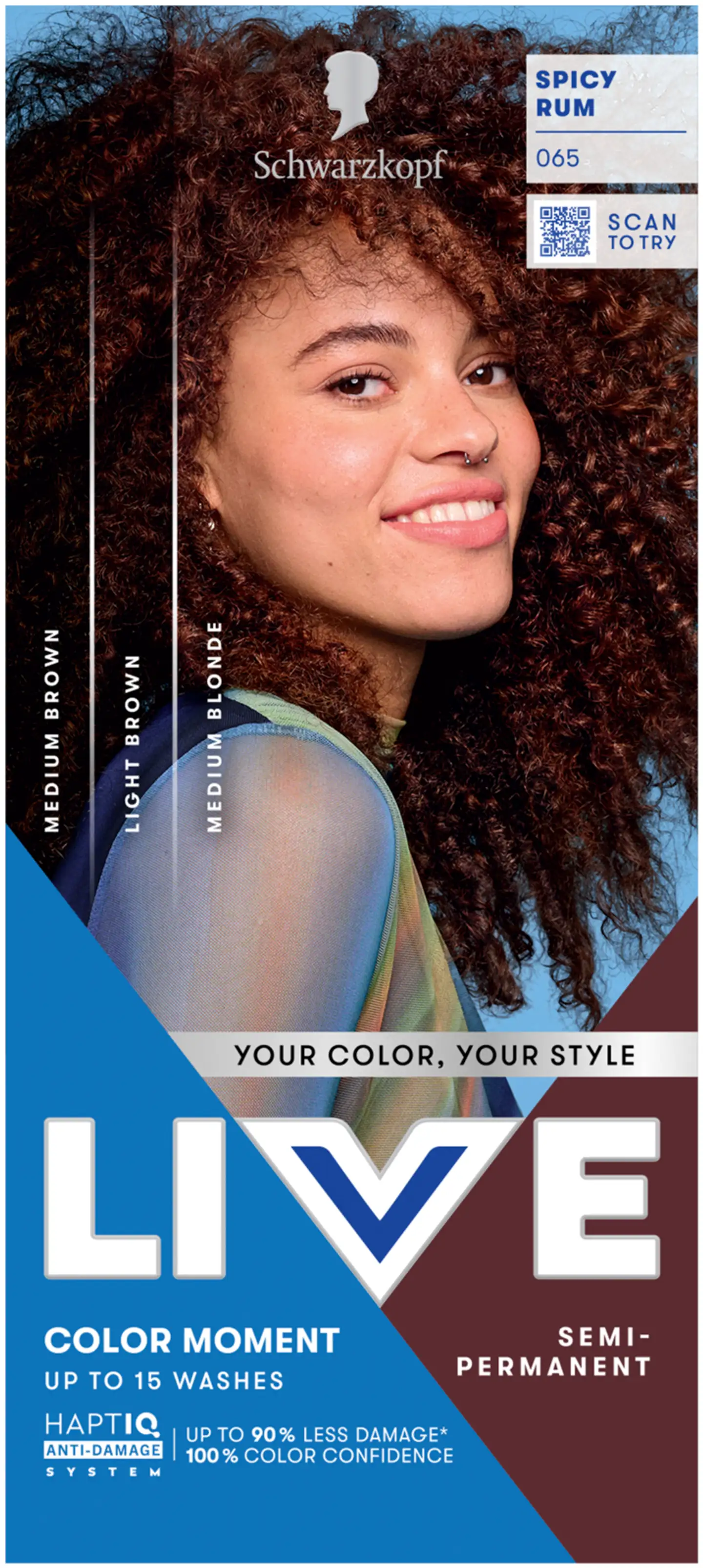 Schwarzkopf LIVE UB 065 Spicy Rum